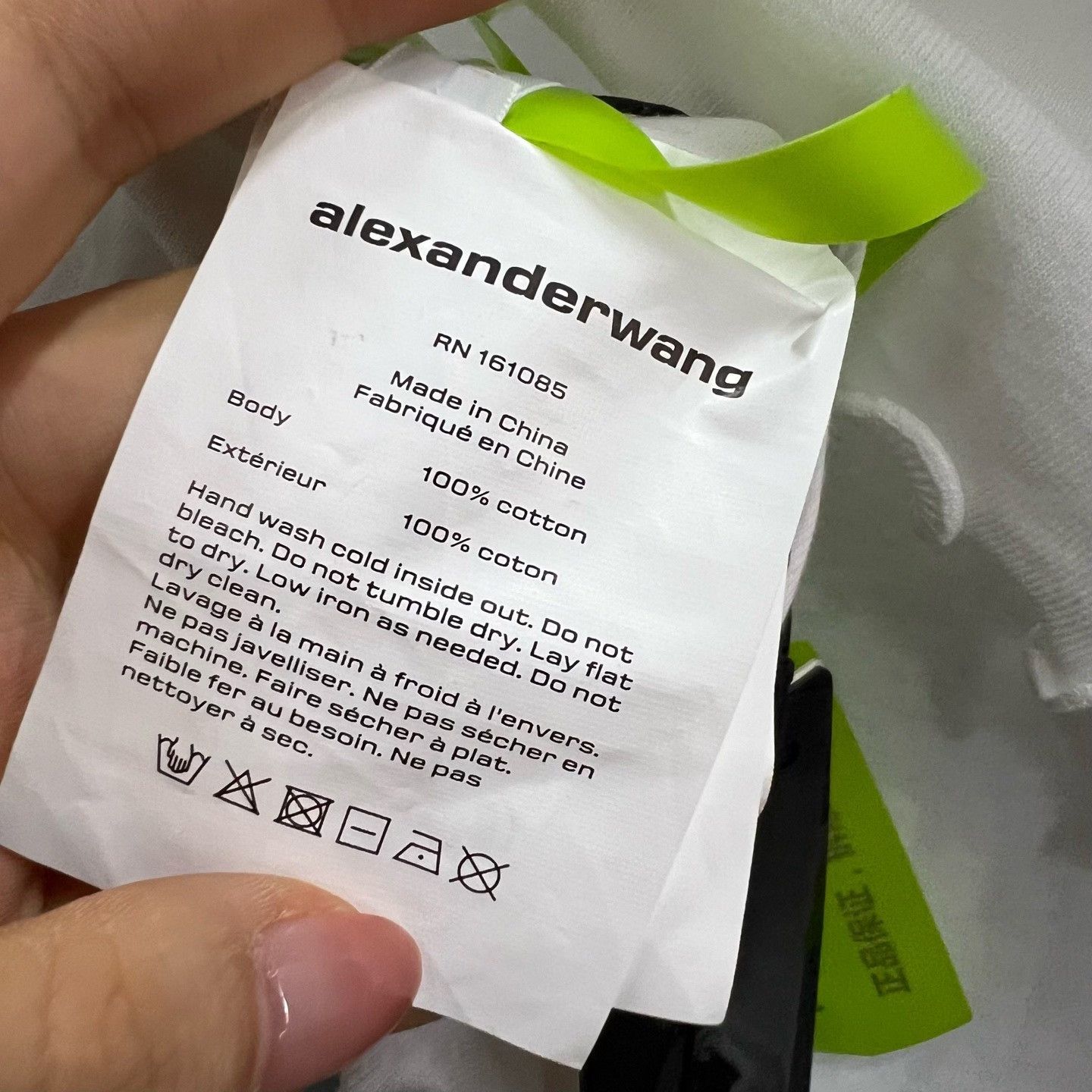 Alexander Wang Alexander Wang Logo Embroidered Crop Tee Size XS Size XS / US 0-2 / IT 36-38 - 5 Thumbnail