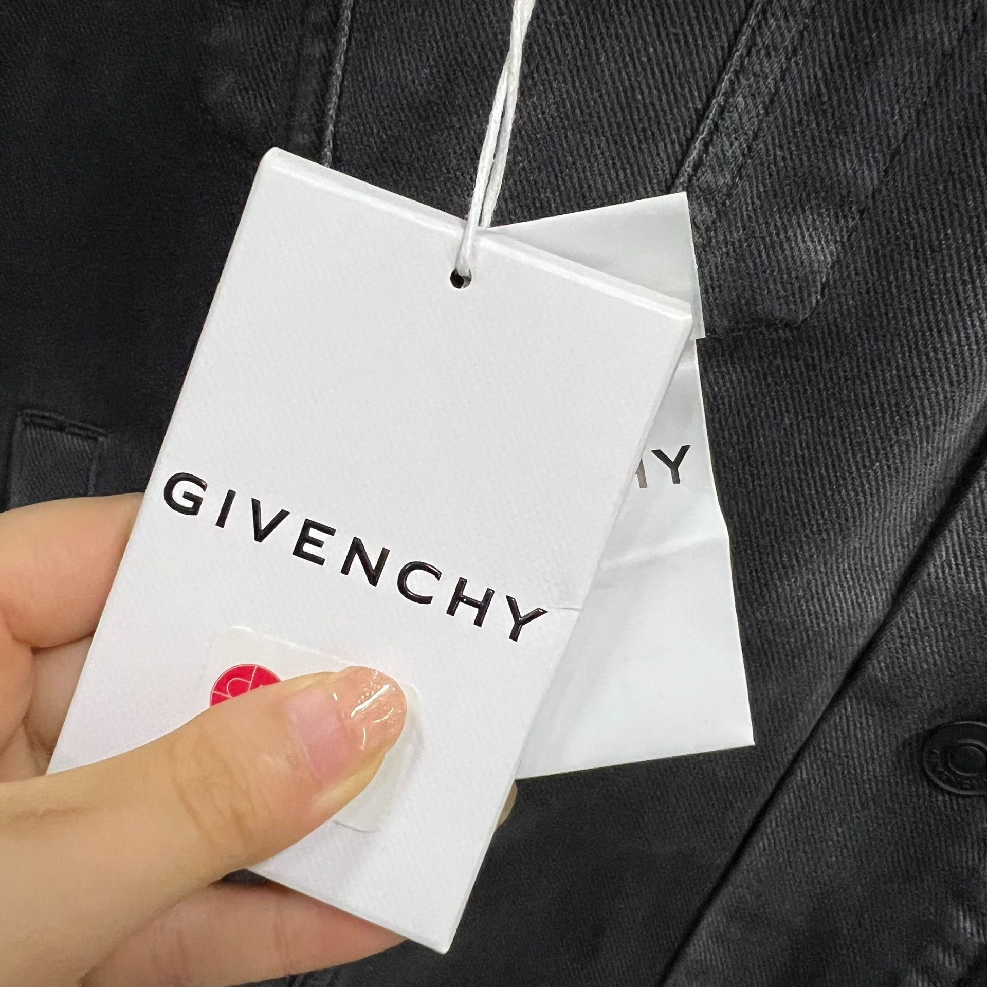 Givenchy Givenchy Logo Denim Vest Size XL Size US XL / EU 56 / 4 - 5 Thumbnail