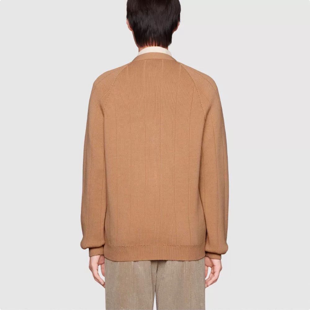 Gucci Gucci Web Stripe Knit Cardigan XL Size US XL / EU 56 / 4 - 3 Thumbnail