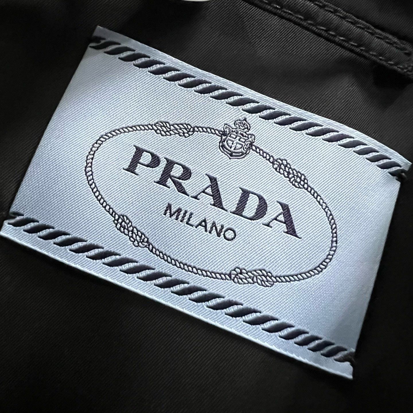 Prada Prada Logo Zip-Up Jacket Black Size S Size US S / EU 44-46 / 1 - 7 Thumbnail