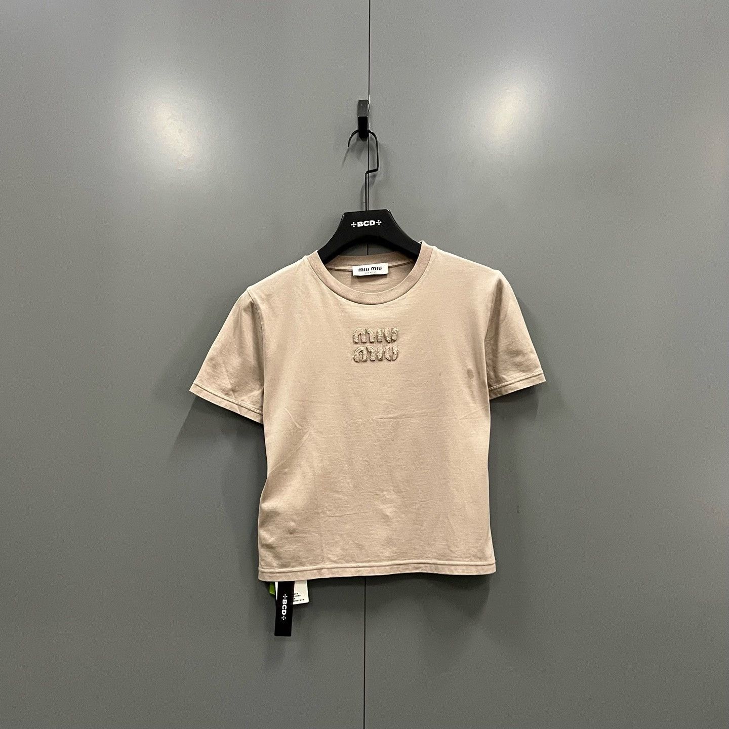 Miu Miu Miu Miu Logo Embroidery T-Shirt Size S Size S / US 4 / IT 40 - 2 Thumbnail