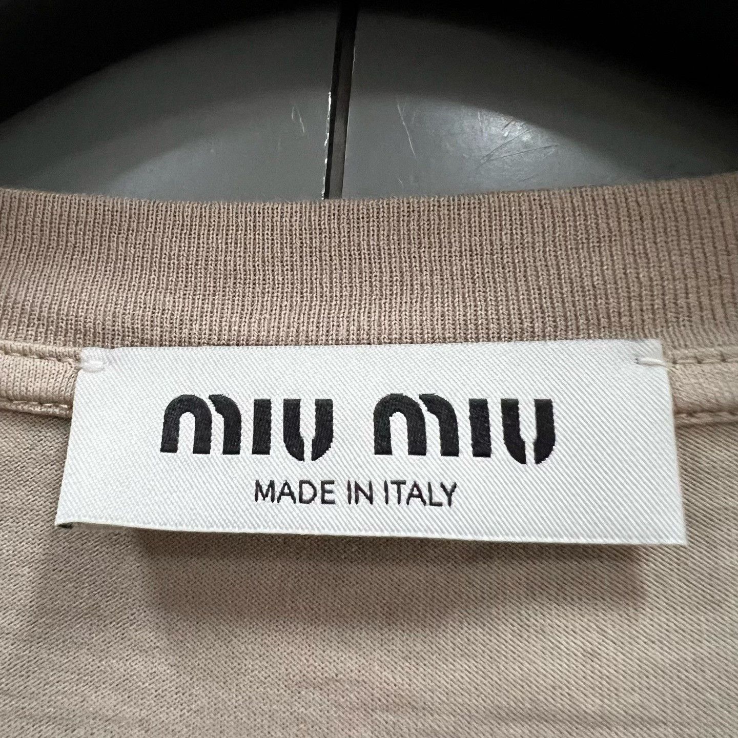 Miu Miu Miu Miu Logo Embroidery T-Shirt Size S Size S / US 4 / IT 40 - 4 Thumbnail