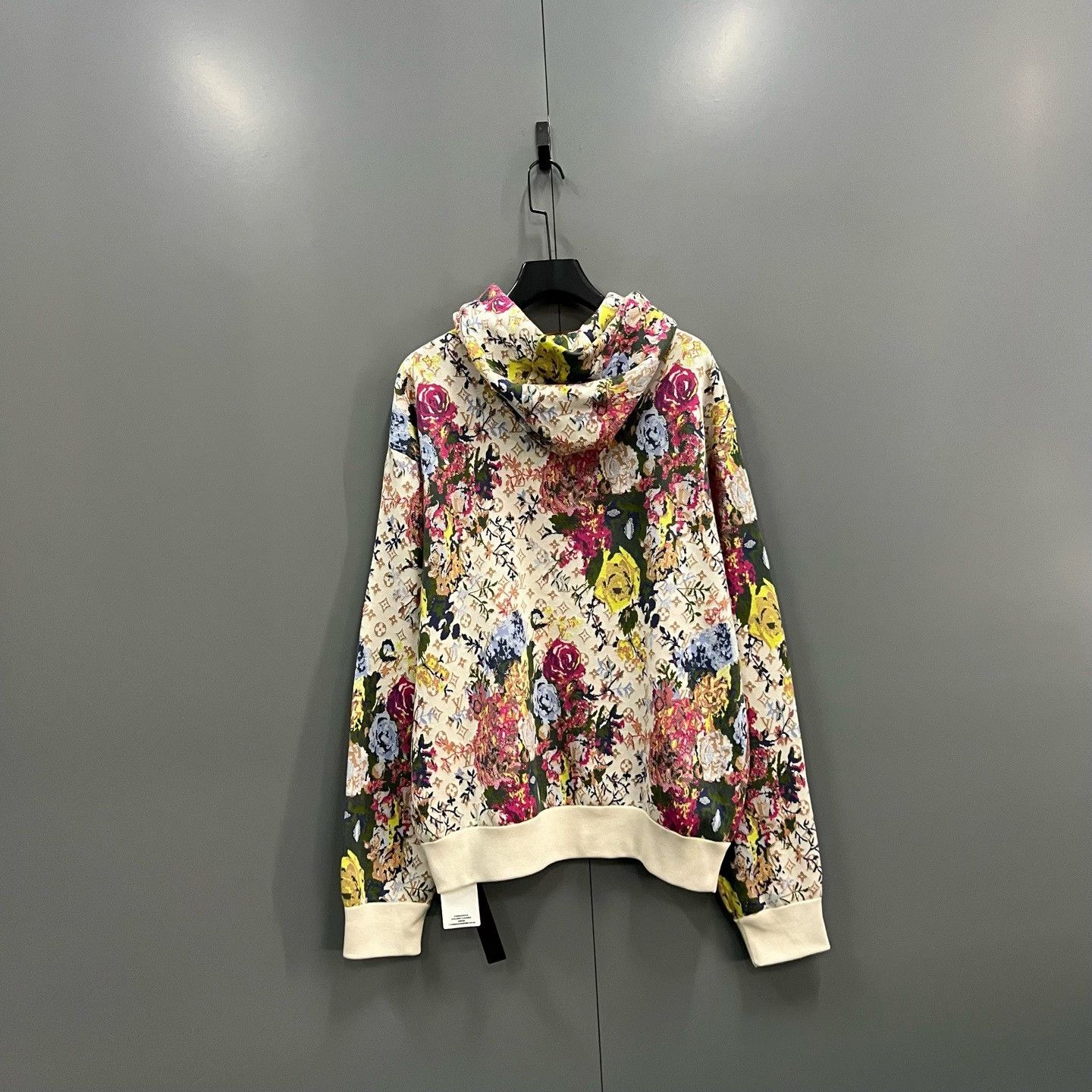 Louis Vuitton Louis Vuitton Floral Monogram Hoodie Size L Size US L / EU 52-54 / 3 - 3 Thumbnail