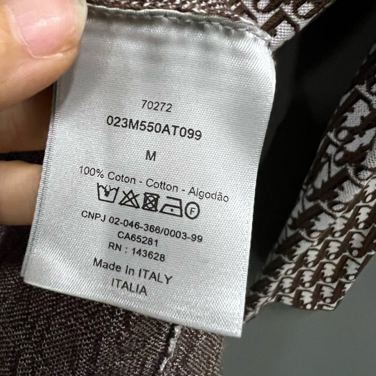 Dior Dior Oblique Knit Shirt Size M Size US M / EU 48-50 / 2 - 4 Thumbnail
