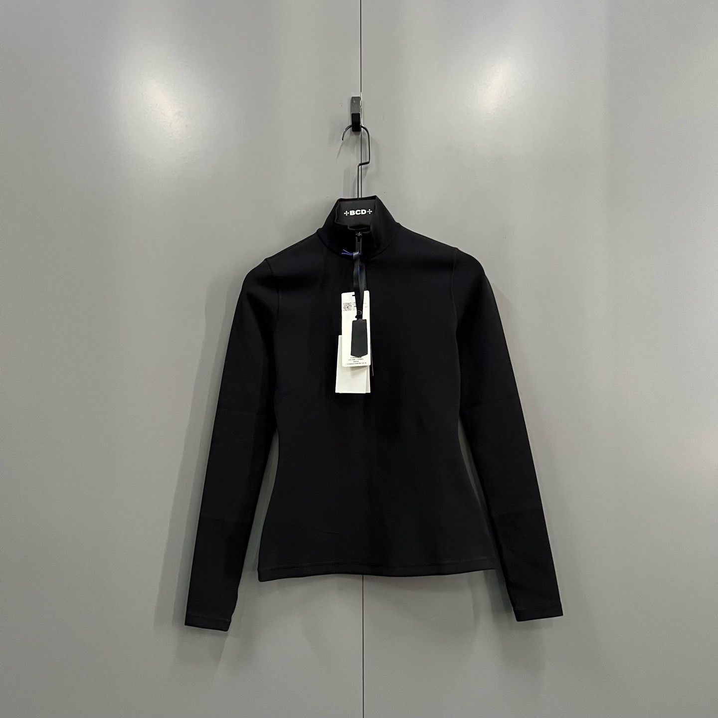 Burberry Burberry Black Half-Zip Top Size XS Size XS / US 0-2 / IT 36-38 - 2 Thumbnail