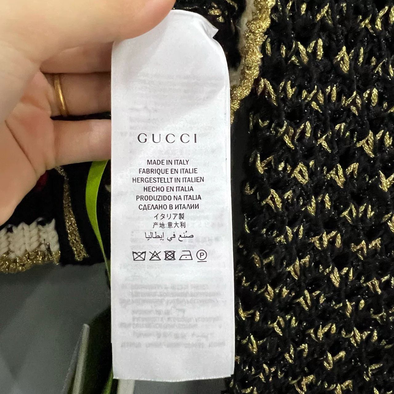 Gucci Gucci Metallic Knit Cardigan Size XS Size XS / US 0-2 / IT 36-38 - 6 Thumbnail