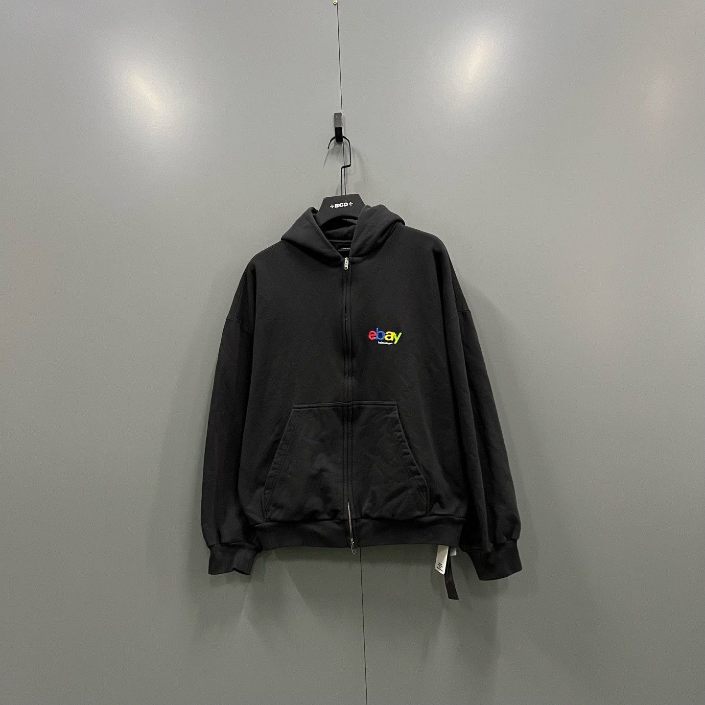 Balenciaga Balenciaga x eBay Logo Zip-Up Hoodie Size L Size US L / EU 52-54 / 3 - 2 Thumbnail