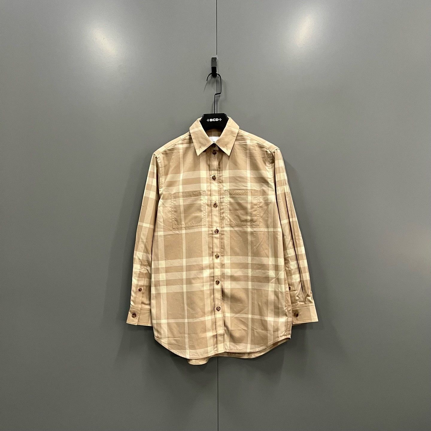 Burberry Burberry Check Cotton Button Up Shirt Size S Size US S / EU 44-46 / 1 - 2 Thumbnail