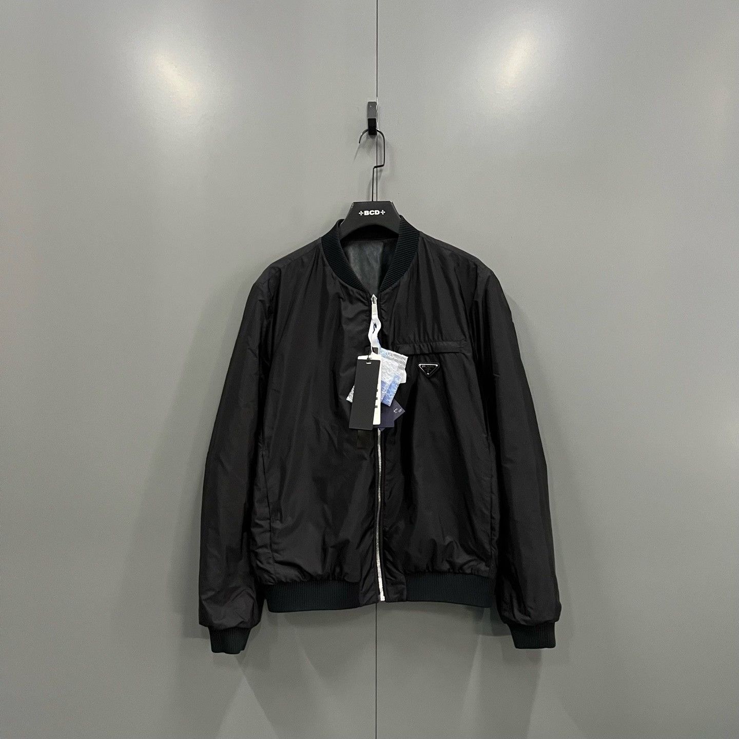 Prada Prada Reversible Leather Bomber Jacket Size 52 Size US L / EU 52-54 / 3 - 4 Thumbnail