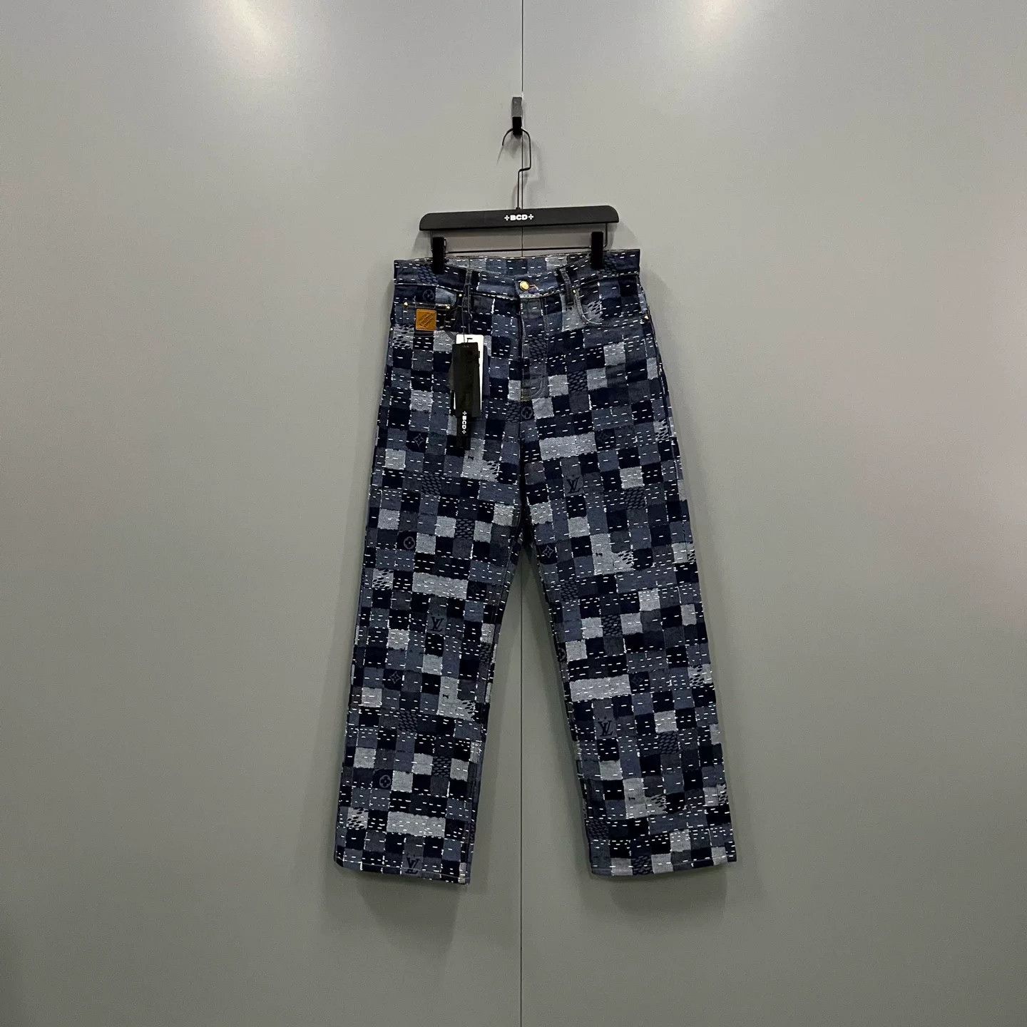 Louis Vuitton Louis Vuitton x Nigo Patchwork Denim Jeans Size 30 Size US 30 / EU 46 - 2 Thumbnail