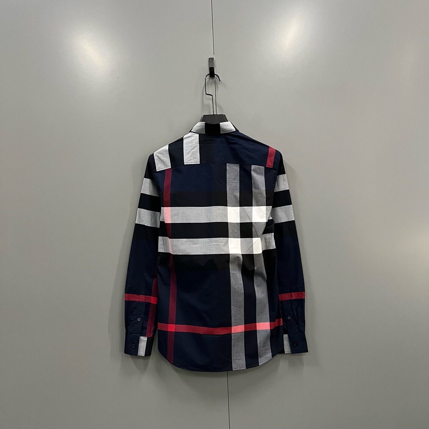 Burberry Burberry Navy Check Shirt Size XS Size US XS / EU 42 / 0 - 3 Thumbnail