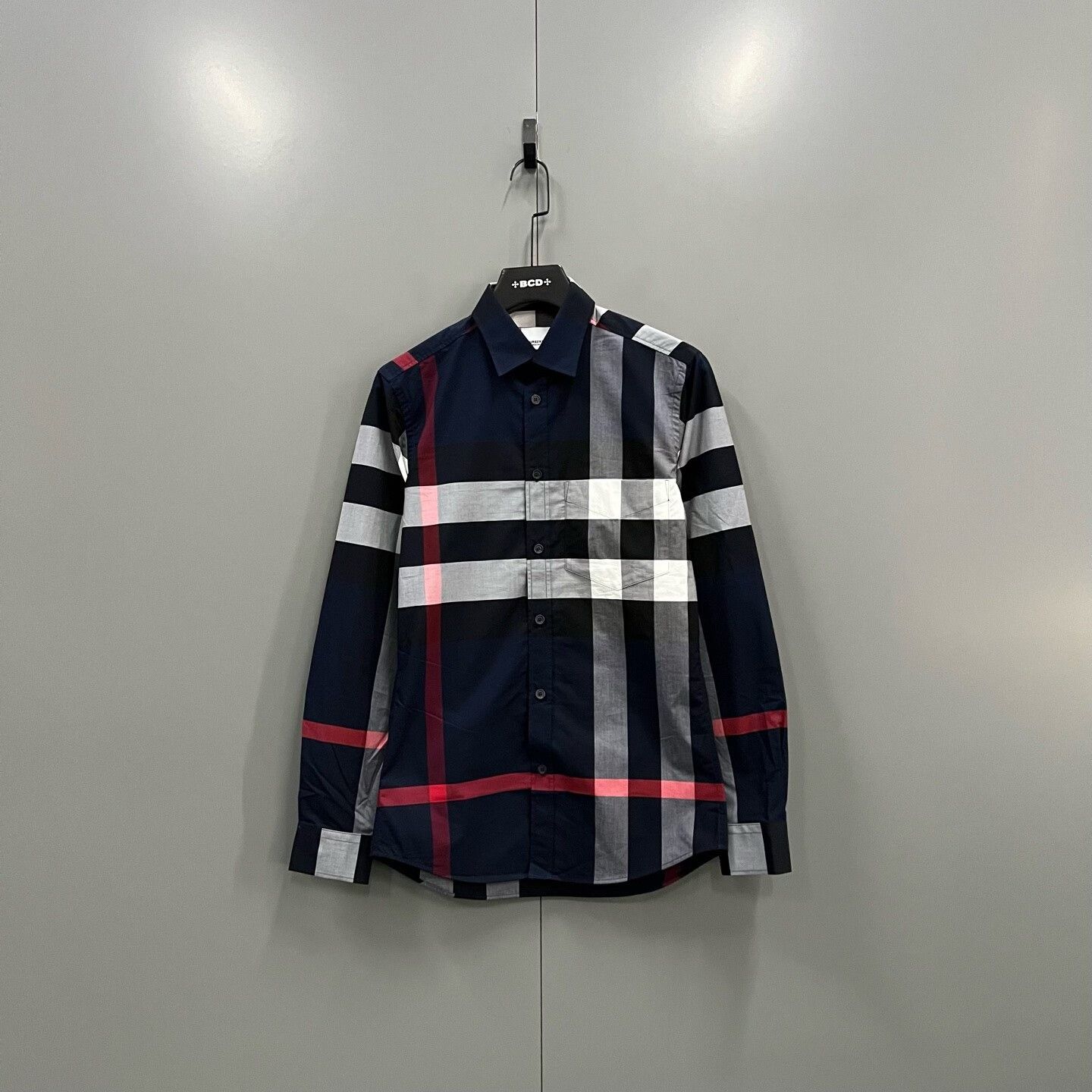 Burberry Burberry Navy Check Shirt Size XS Size US XS / EU 42 / 0 - 2 Thumbnail