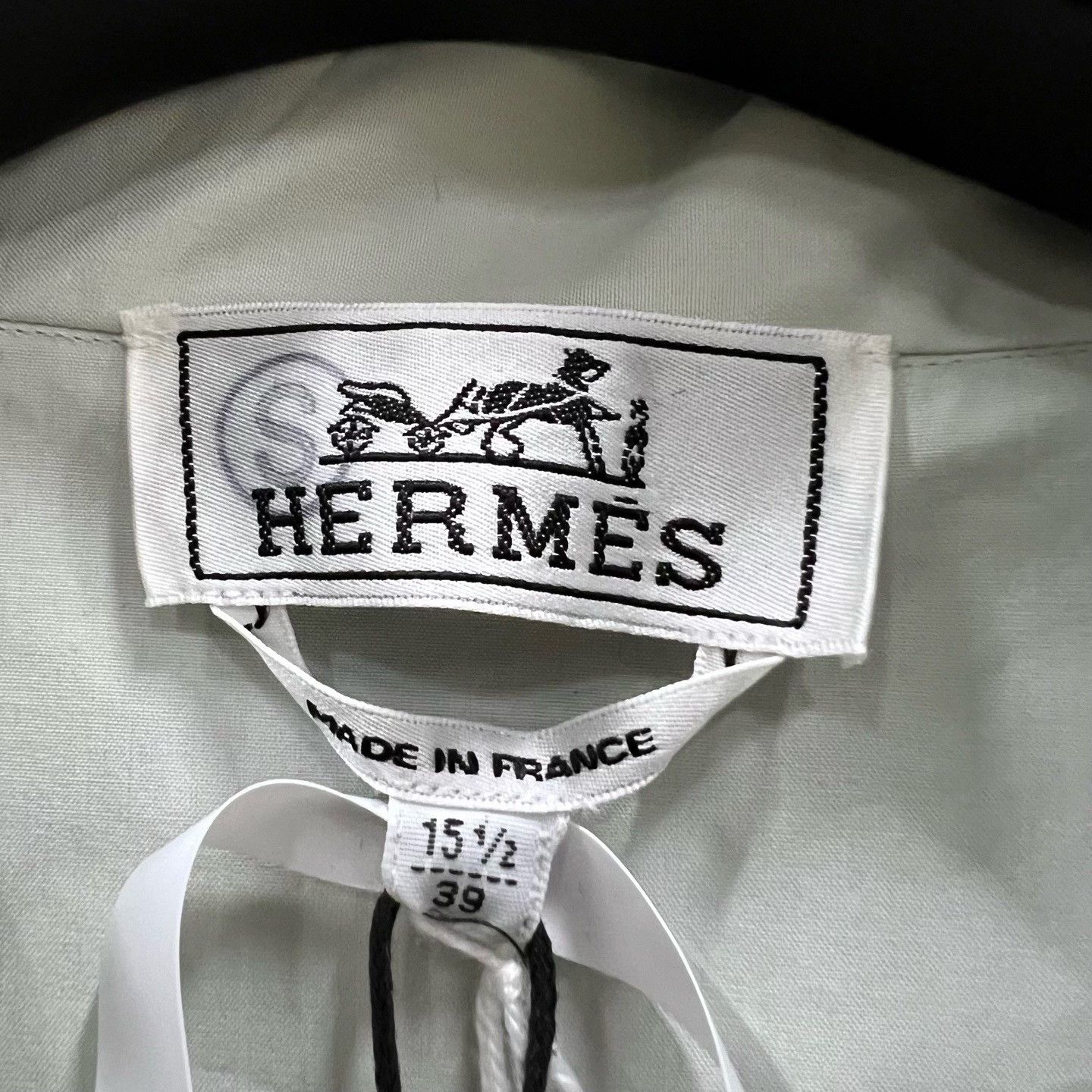 Hermes Hermes Cotton Button Up Shirt Size M Size US M / EU 48-50 / 2 - 5 Thumbnail