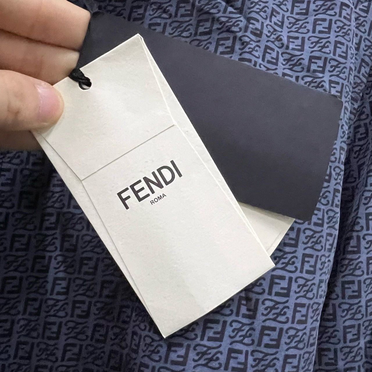 Fendi Fendi FF Monogram Silk Shirt Size M Size US M / EU 48-50 / 2 - 6 Thumbnail