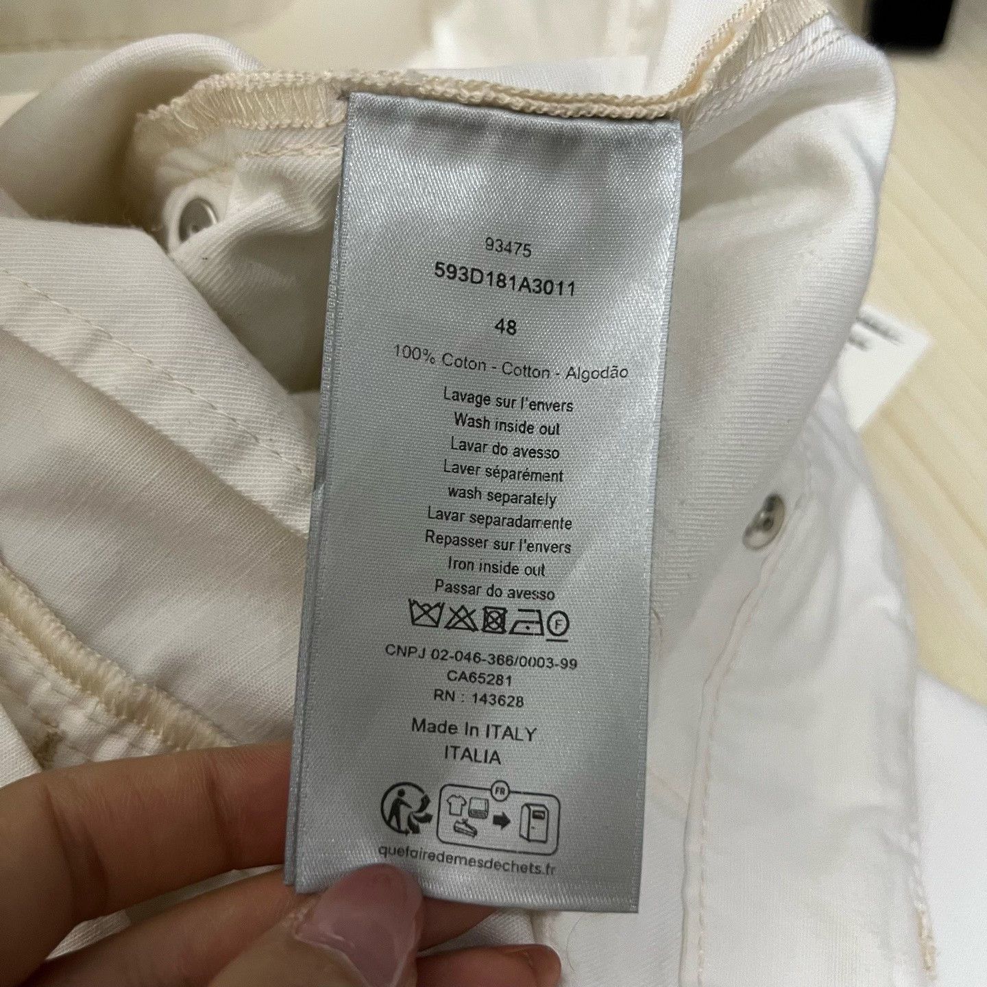 Dior Dior Cotton Cargo Pants Size 48 Size US 32 / EU 48 - 5 Thumbnail
