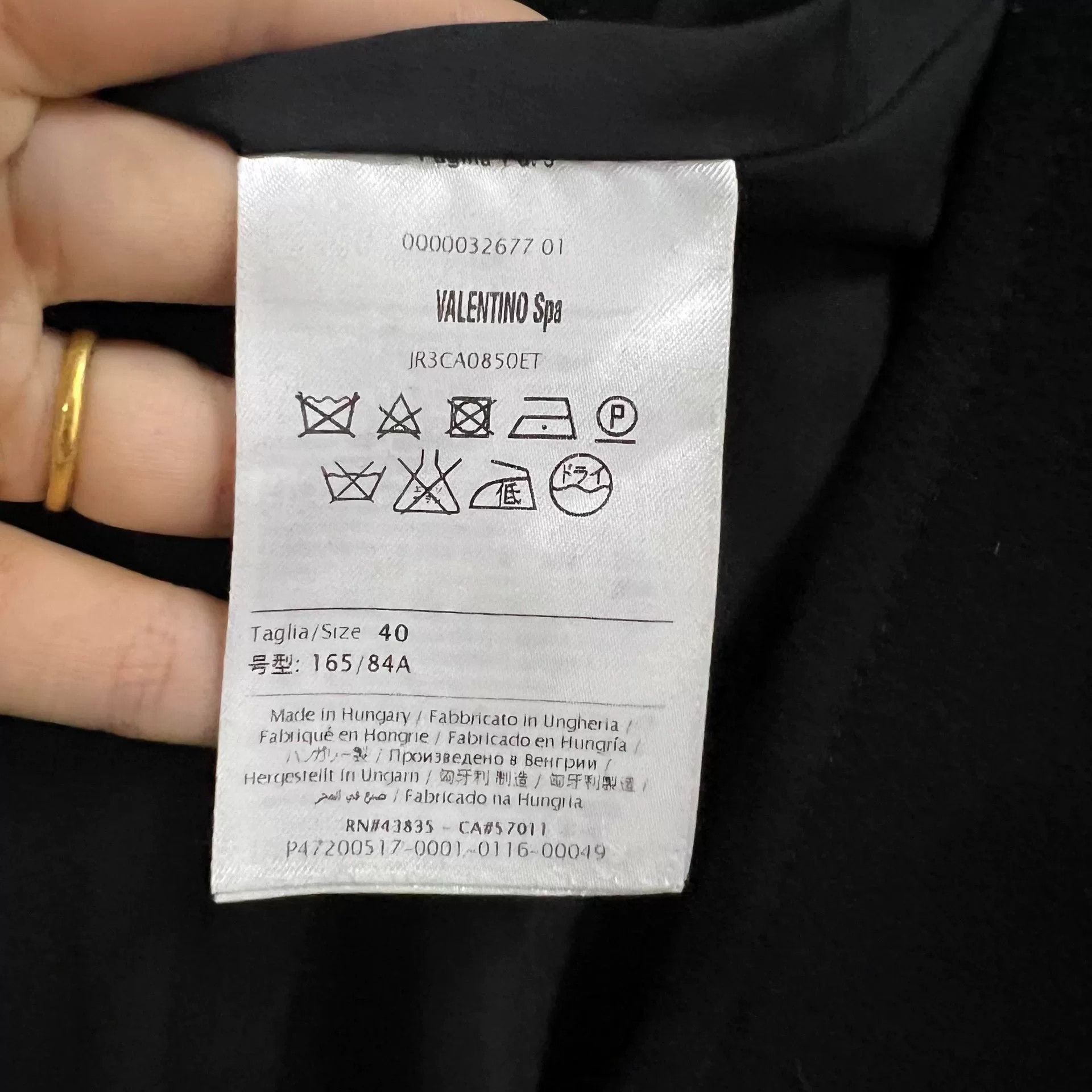 RED Valentino RED Valentino Black Coat Size 40 Size S / US 4 / IT 40 - 4 Thumbnail