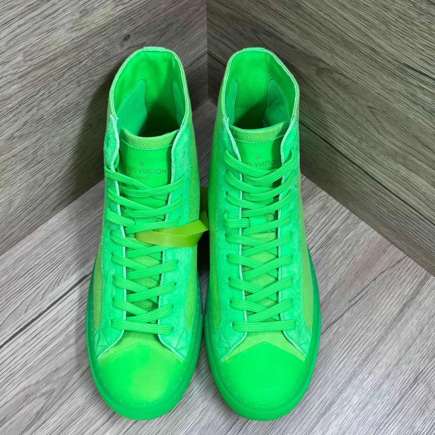 Louis Vuitton Louis Vuitton Tattoo High-Top Sneakers Green US 6.5 Size US 6.5 / EU 39-40 - 3 Thumbnail