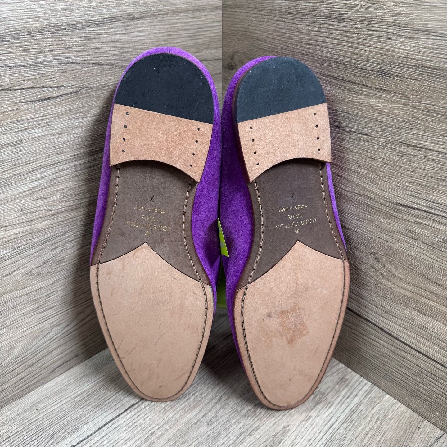 Louis Vuitton Louis Vuitton Purple Suede Loafers US 8 Size US 8 / EU 41 - 5 Thumbnail
