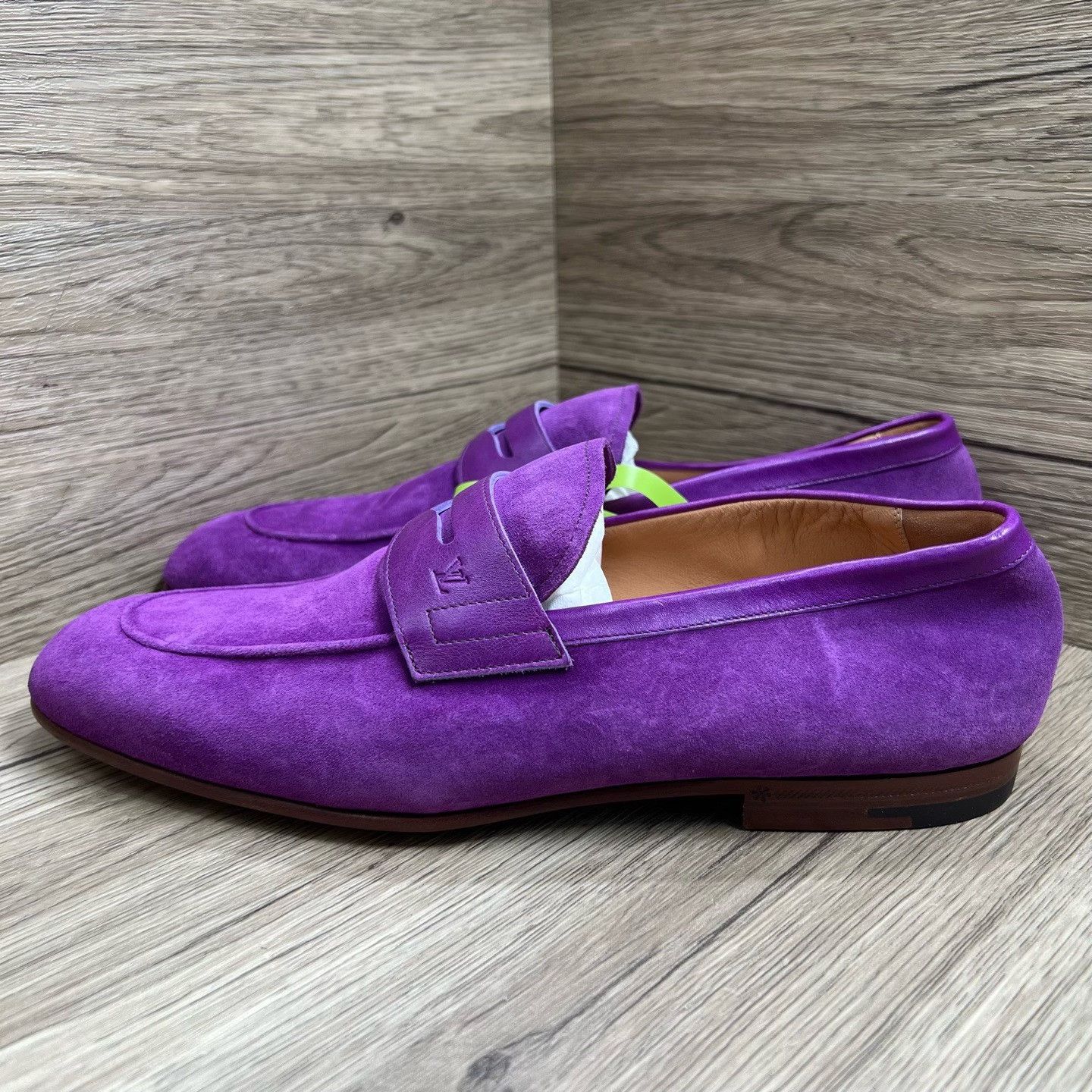 Louis Vuitton Louis Vuitton Purple Suede Loafers US 8 Size US 8 / EU 41 - 2 Thumbnail