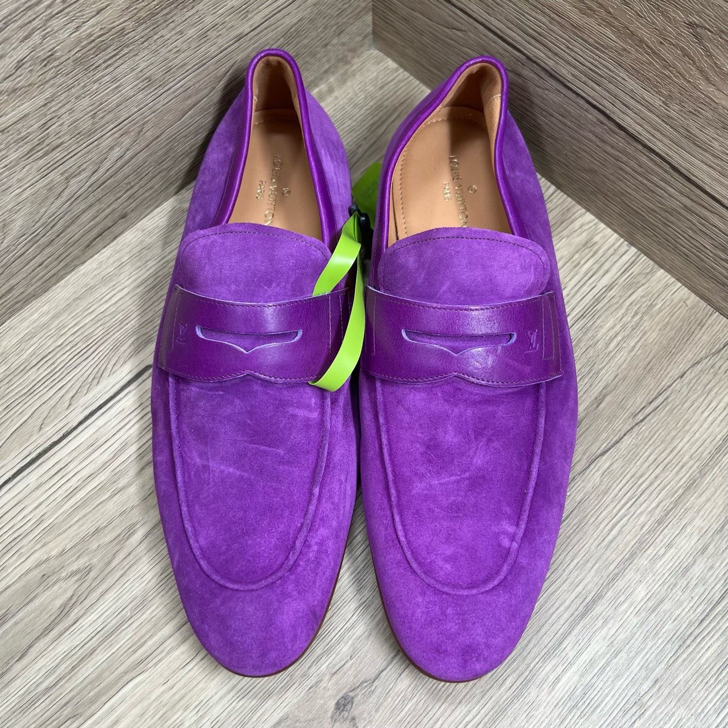 Louis Vuitton Louis Vuitton Purple Suede Loafers US 8 Size US 8 / EU 41 - 6 Thumbnail