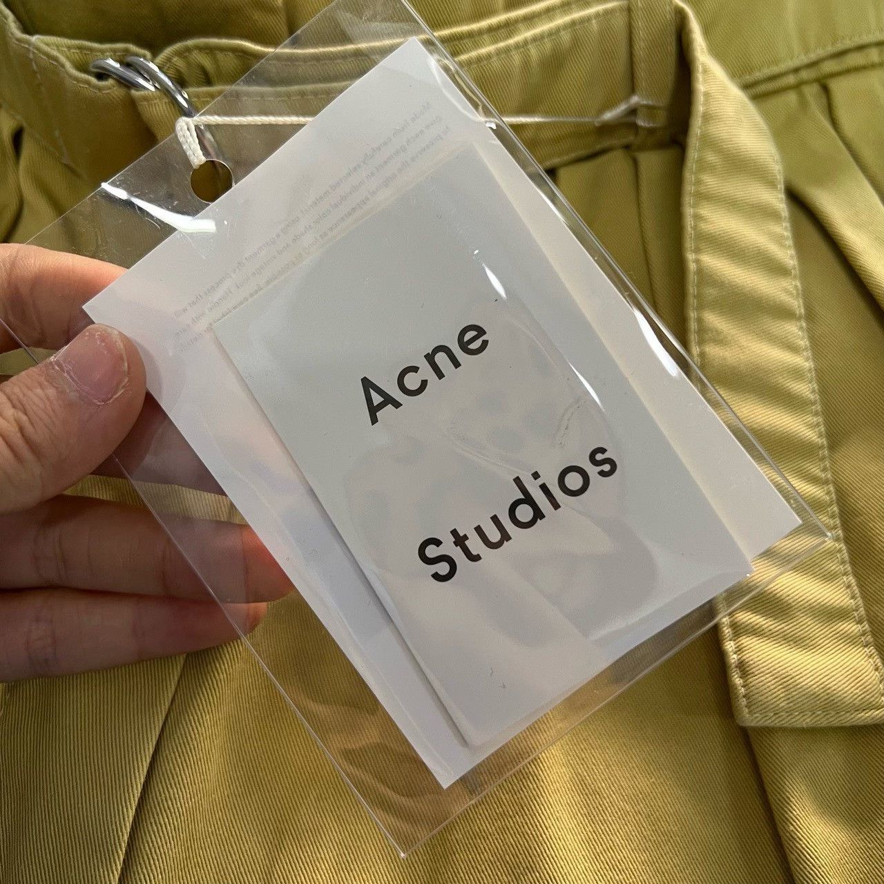 Acne Studios Acne Studios Yellow Cotton Belted Shorts Size 40 Size 28" / US 6 / IT 42 - 5 Thumbnail