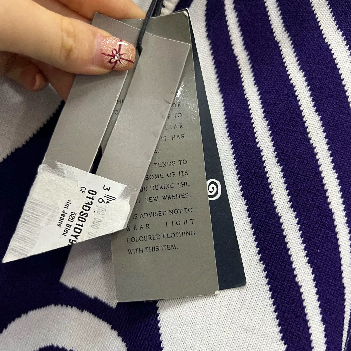 Dior Dior Logo Striped Half-Zip Sweater Size M Size US M / EU 48-50 / 2 - 6 Thumbnail