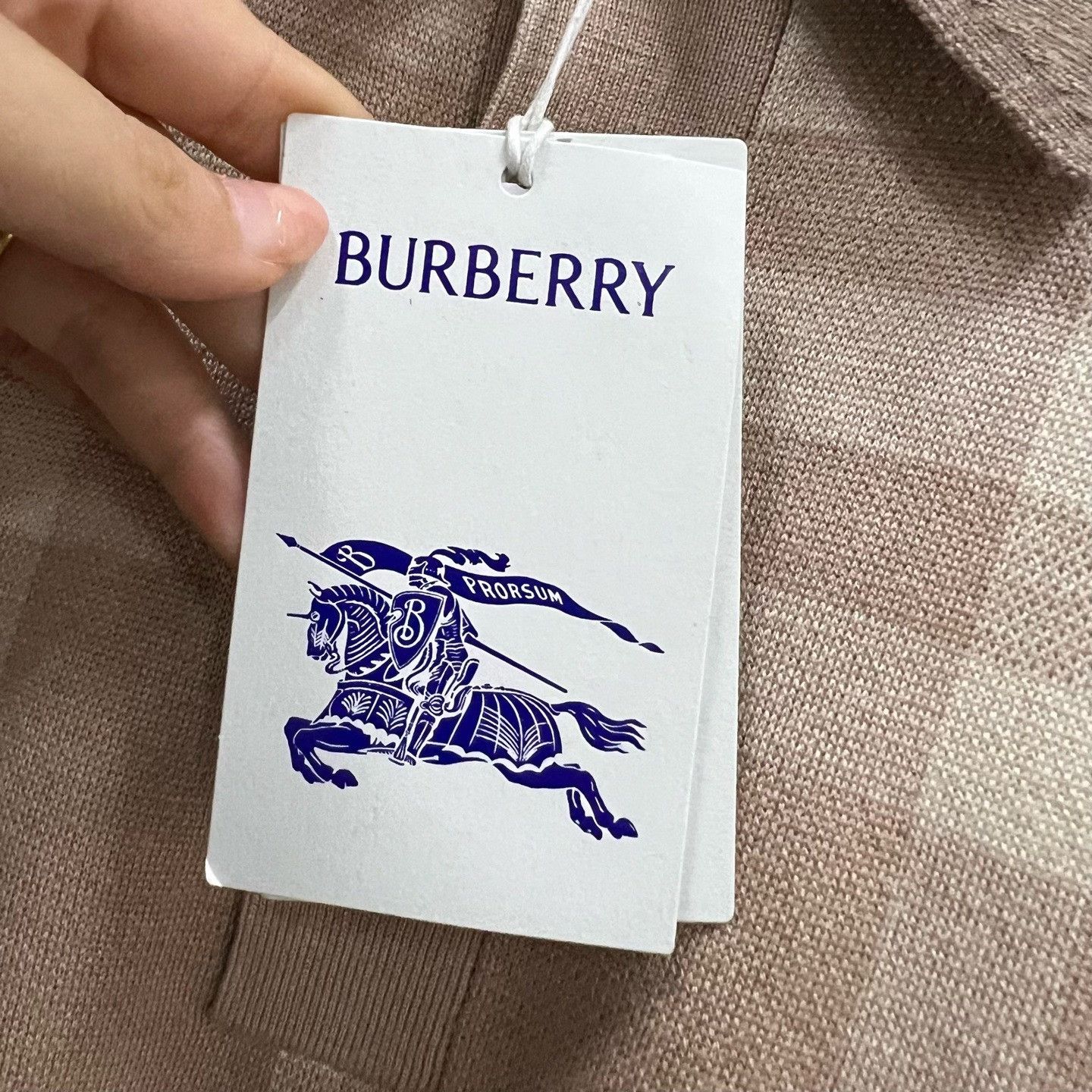 Burberry Burberry Check Knit Polo Shirt Size XL Size US XL / EU 56 / 4 - 6 Thumbnail
