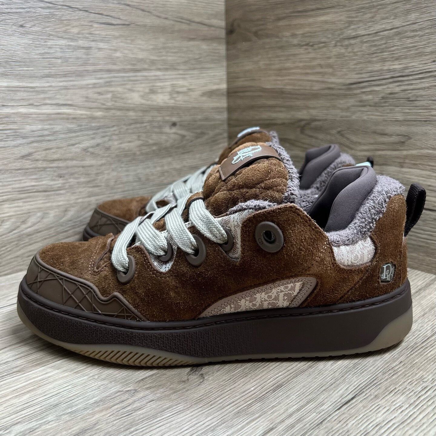 Dior Dior x ERL B9S Brown Sneakers Size 8 Size US 8 / EU 41 - 2 Thumbnail