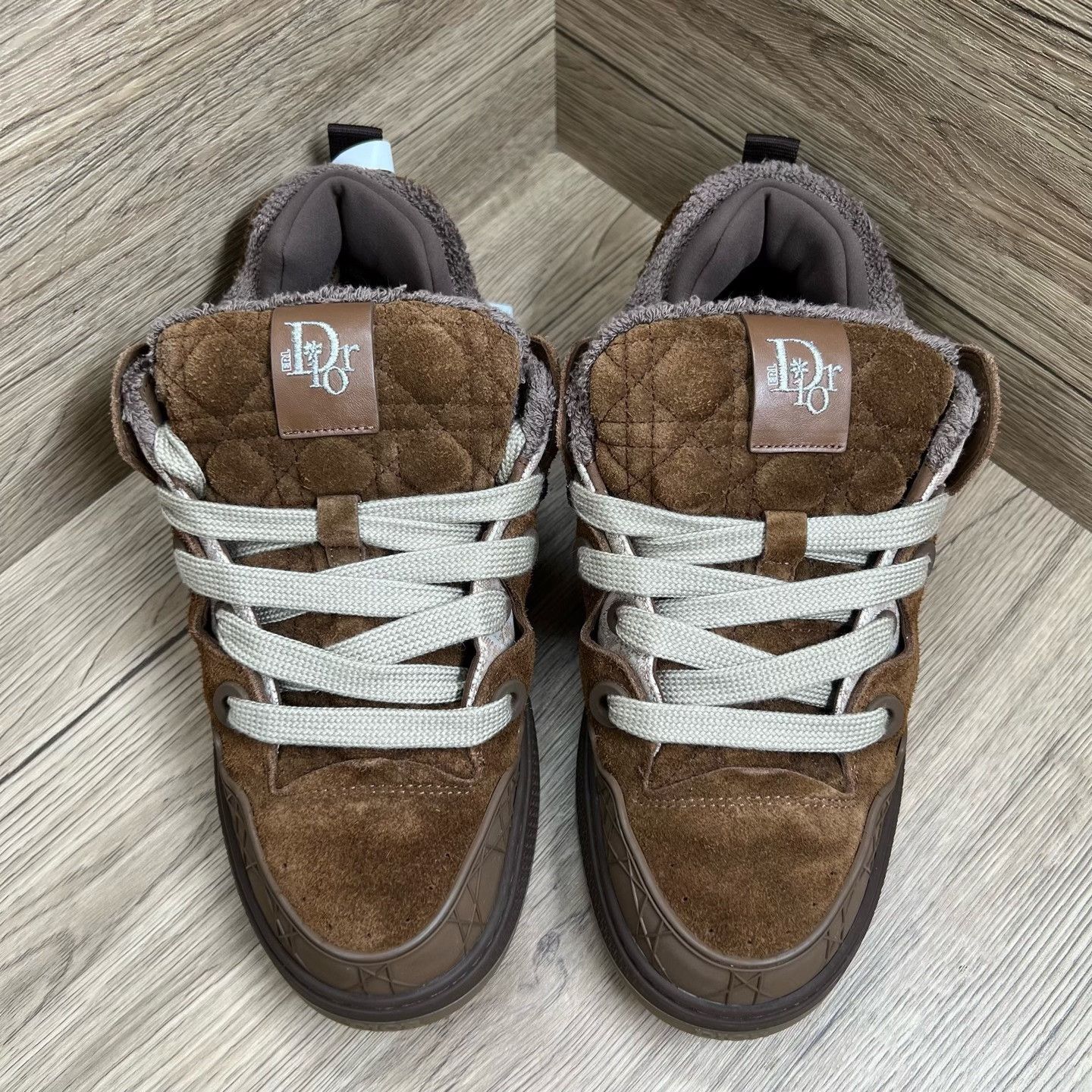 Dior Dior x ERL B9S Brown Sneakers Size 8 Size US 8 / EU 41 - 4 Thumbnail