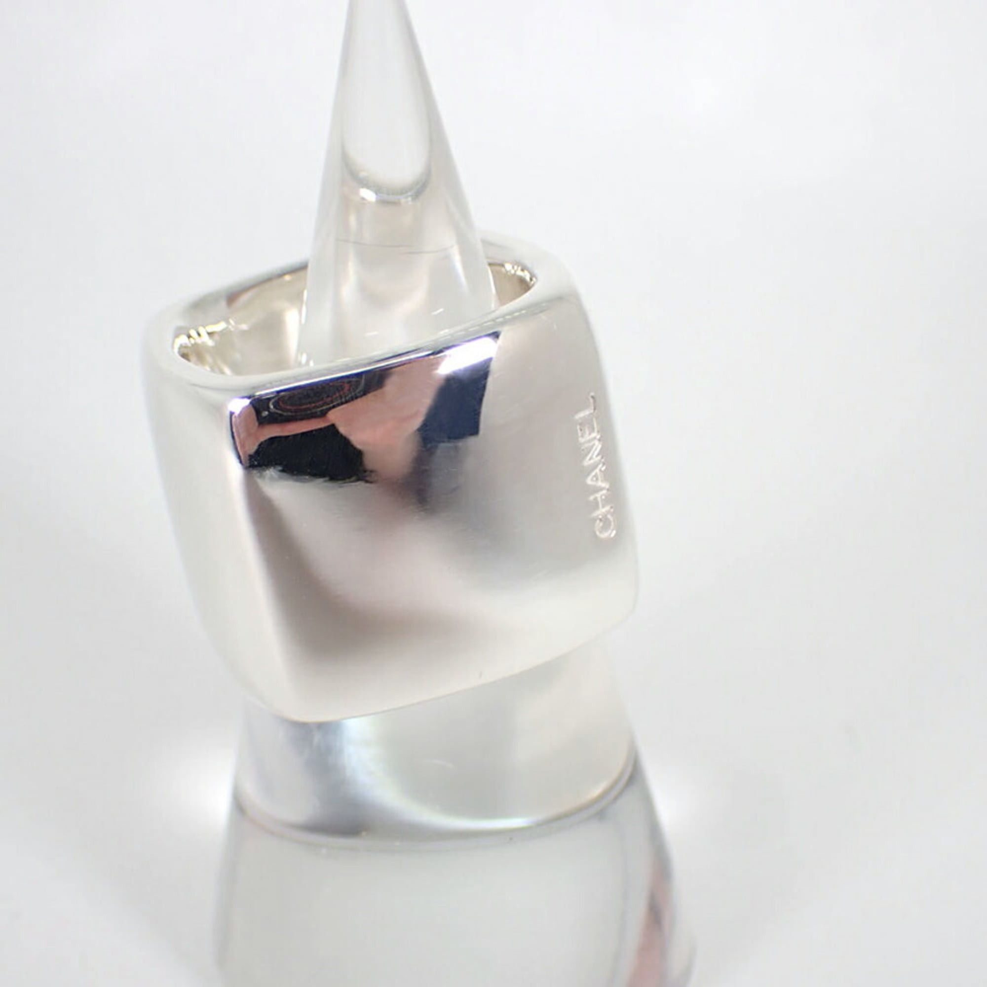 Chanel CHANEL 925 Square Wide Ring, Size 15 Size ONE SIZE - 3 Thumbnail