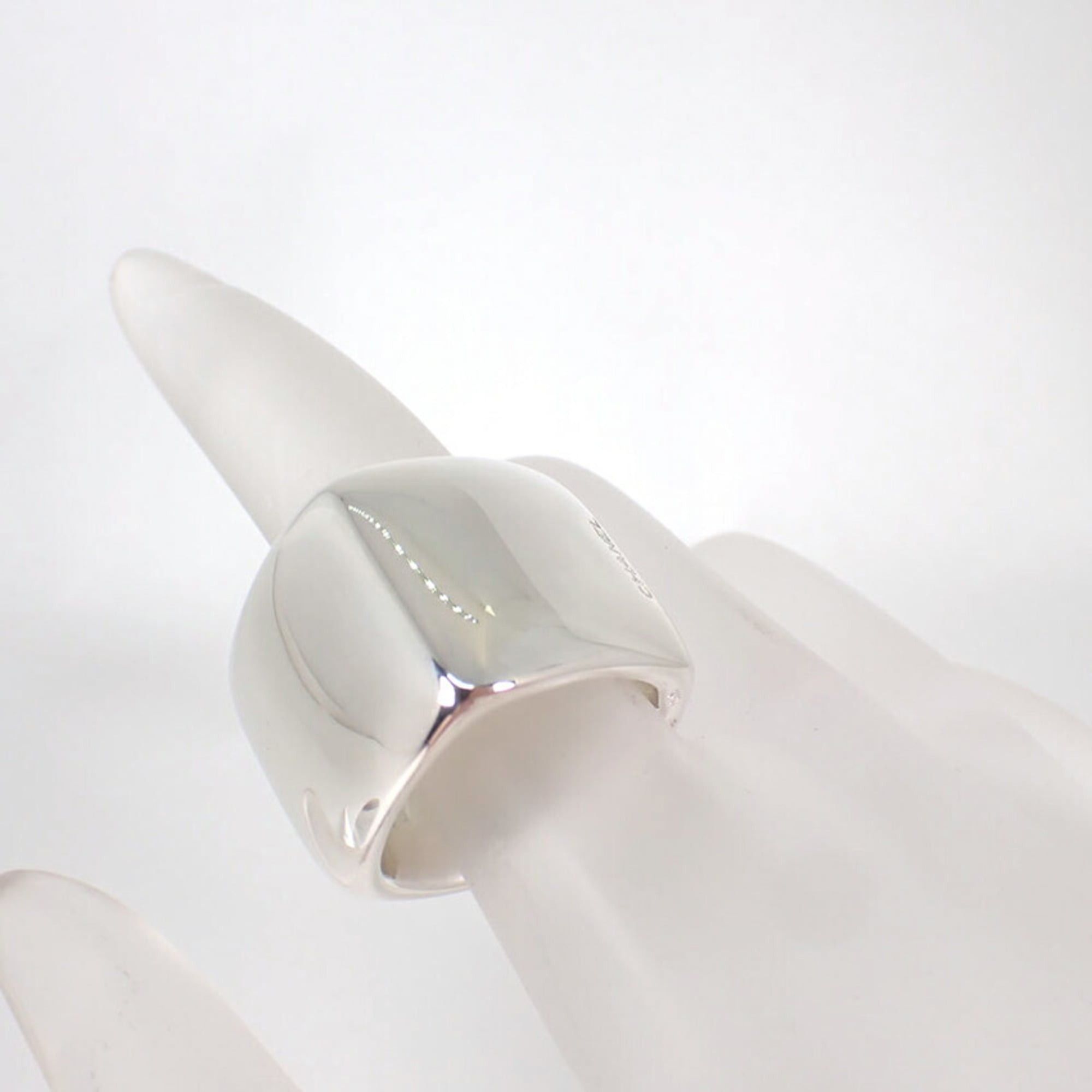Chanel CHANEL 925 Square Wide Ring, Size 15 Size ONE SIZE - 5 Thumbnail