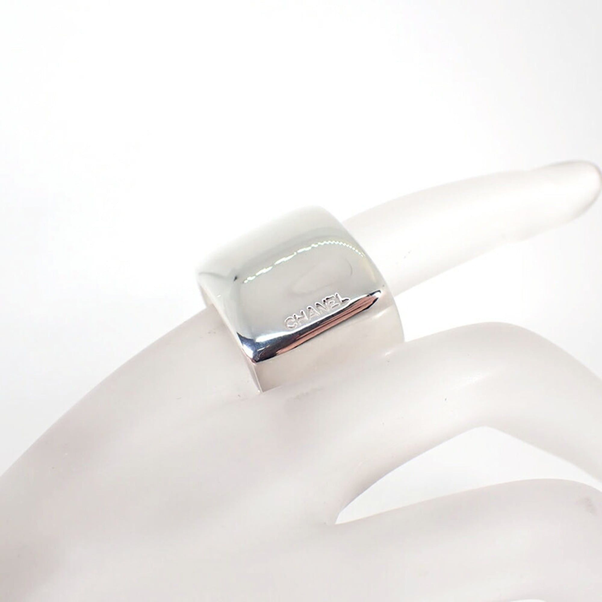 Chanel CHANEL 925 Square Wide Ring, Size 15 Size ONE SIZE - 6 Thumbnail