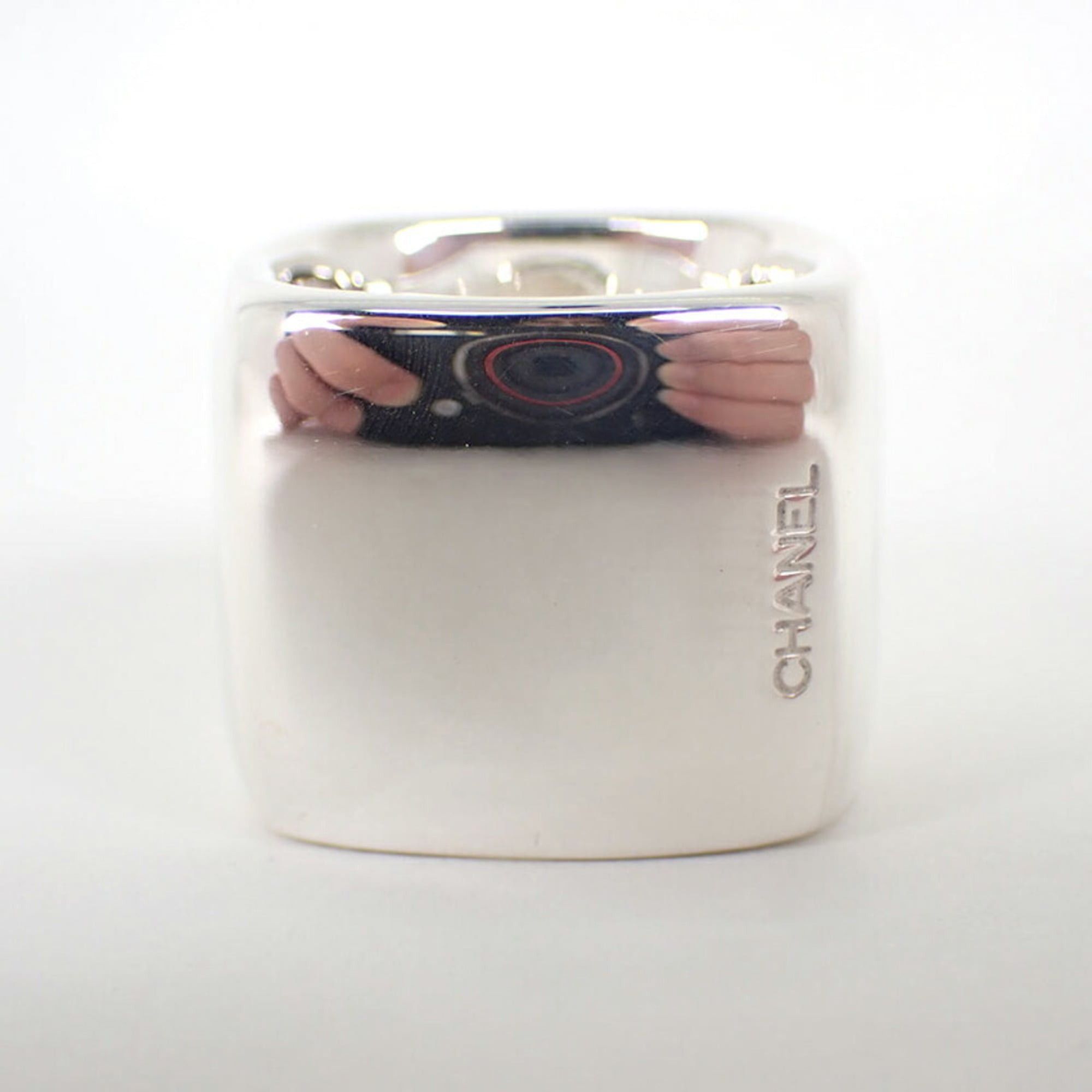 Chanel CHANEL 925 Square Wide Ring, Size 15 Size ONE SIZE - 8 Thumbnail