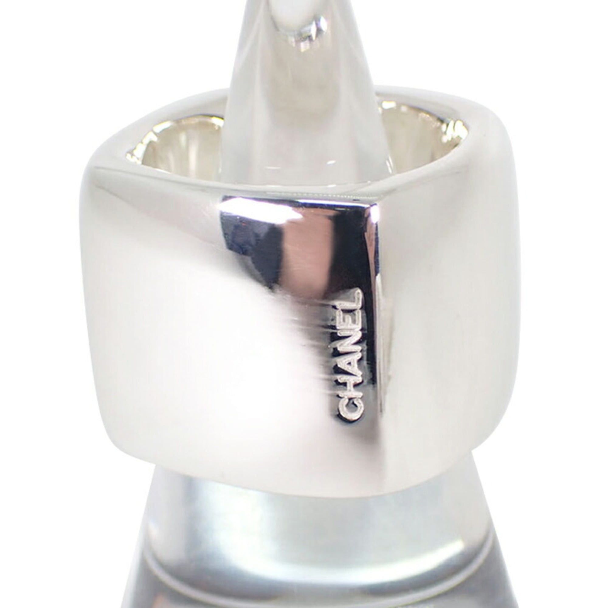 Chanel CHANEL 925 Square Wide Ring, Size 15 Size ONE SIZE - 2 Thumbnail