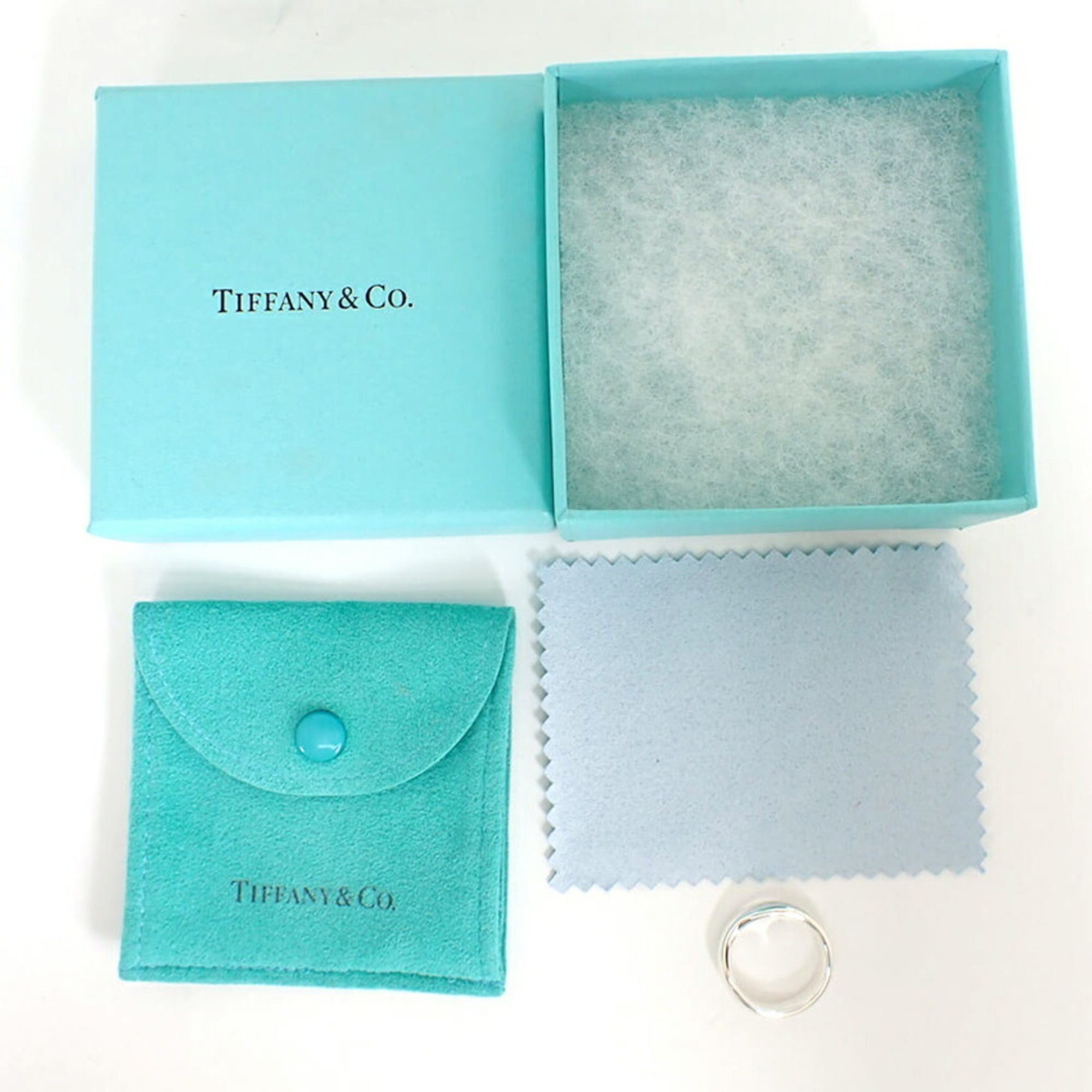 Tiffany & Co. TIFFANY & Co. Ag925 Curved Ring, Size 10 Size ONE SIZE - 7 Thumbnail