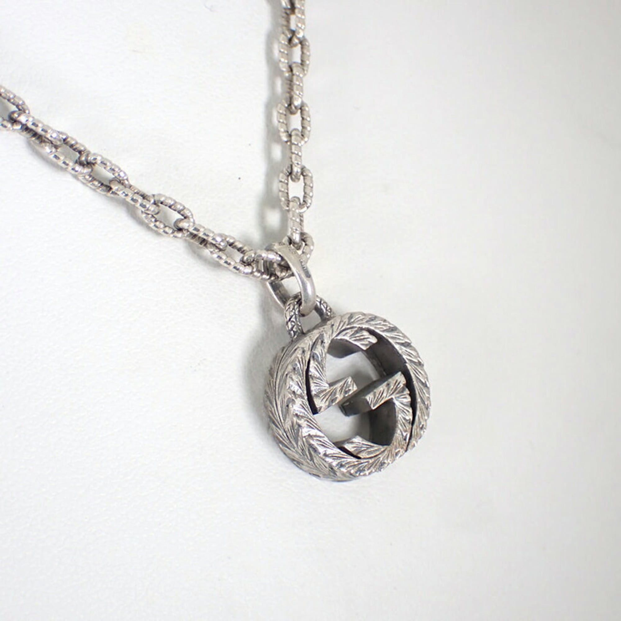 Gucci GUCCI 925 Interlocking G Pendant Necklace Size ONE SIZE - 4 Thumbnail