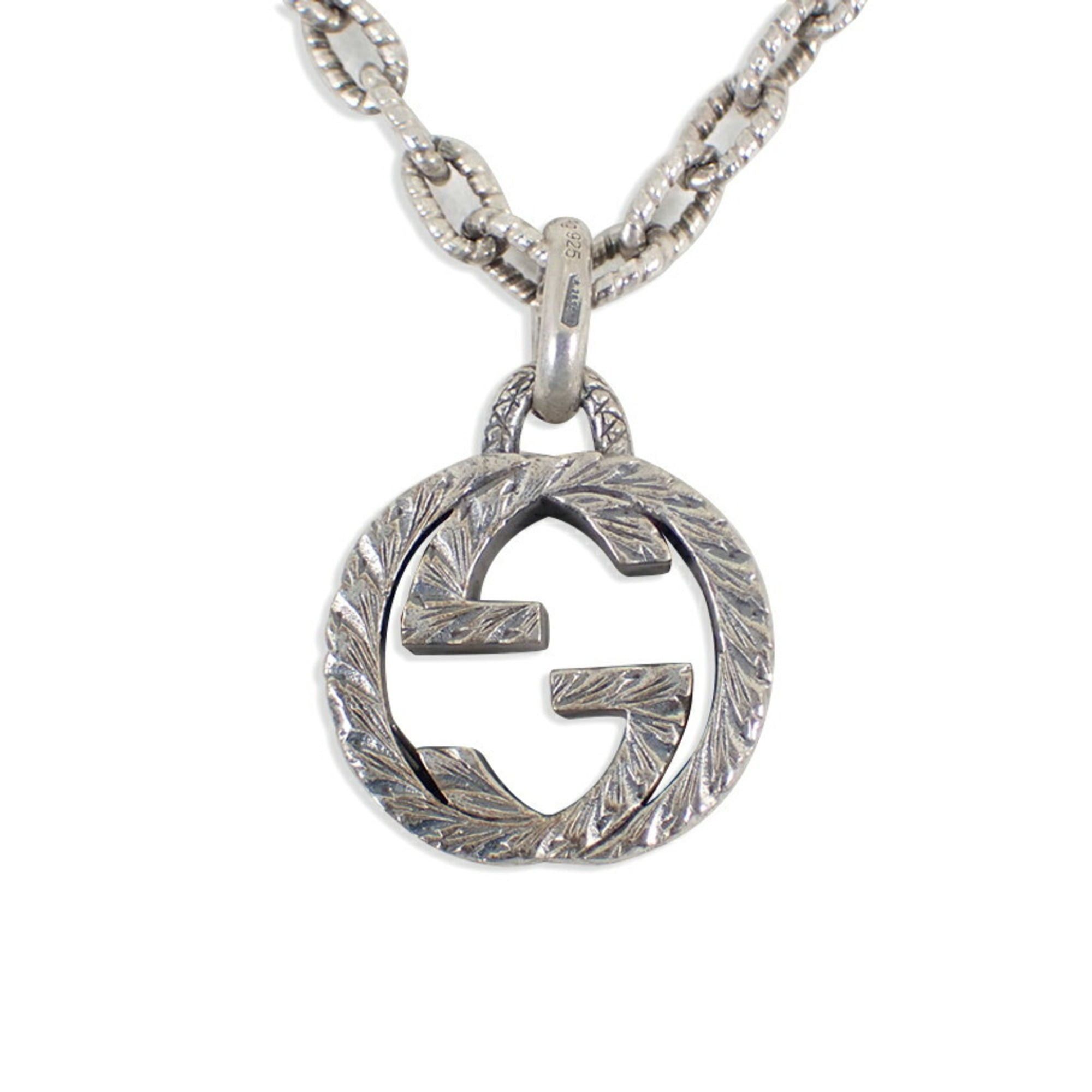 Gucci GUCCI 925 Interlocking G Pendant Necklace Size ONE SIZE - 2 Thumbnail