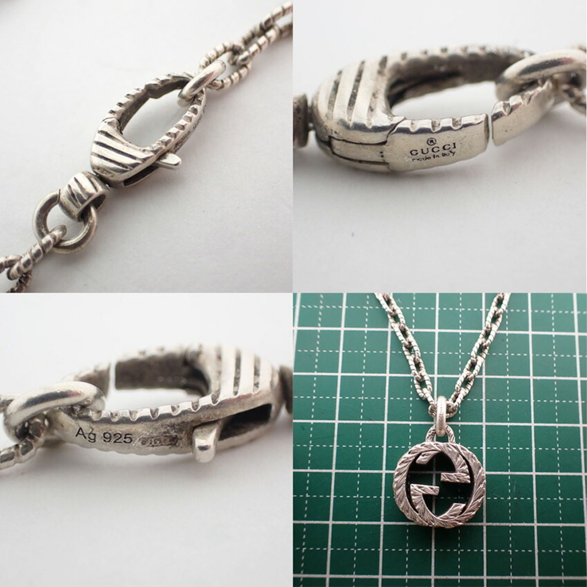 Gucci GUCCI 925 Interlocking G Pendant Necklace Size ONE SIZE - 11 Thumbnail
