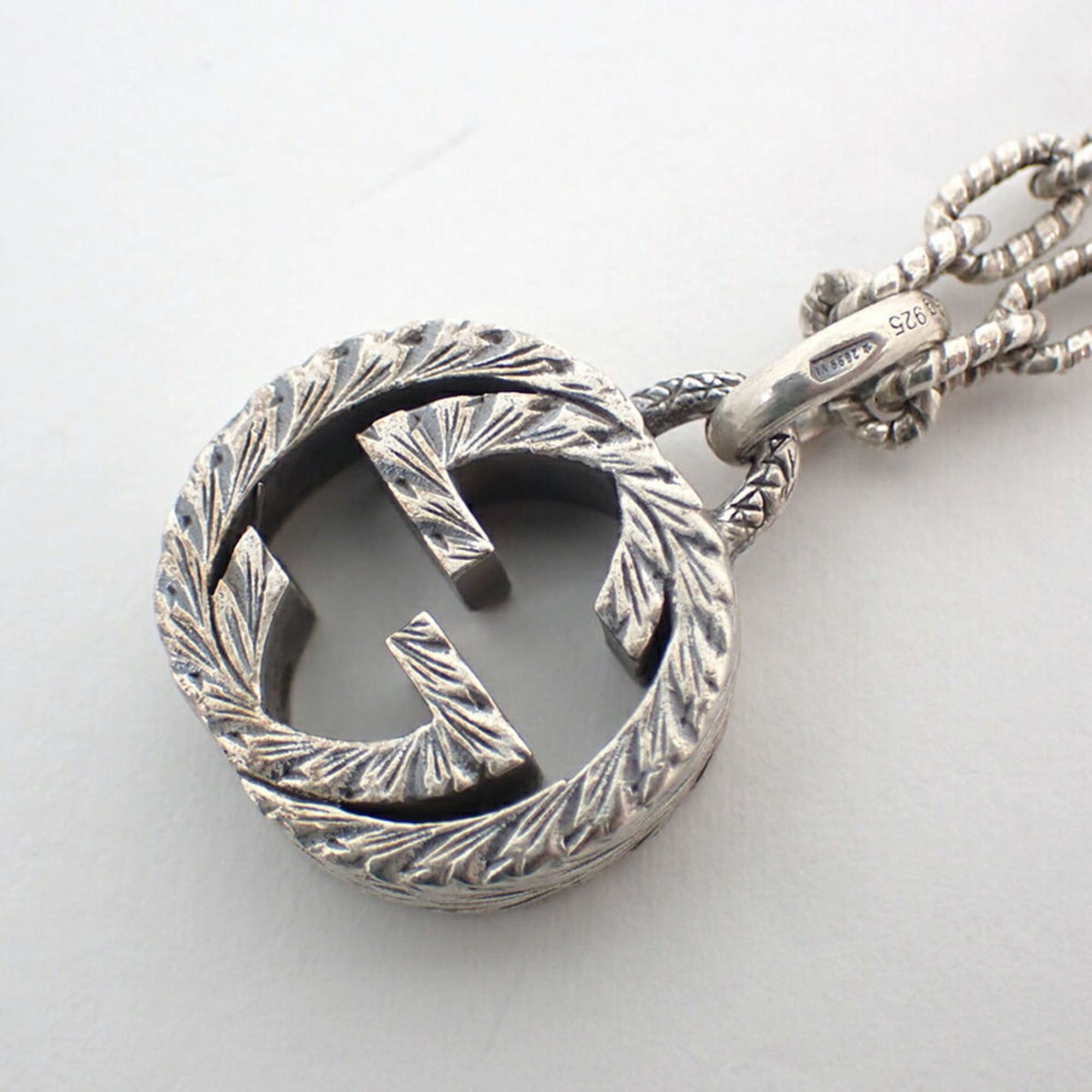 Gucci GUCCI 925 Interlocking G Pendant Necklace Size ONE SIZE - 7 Thumbnail