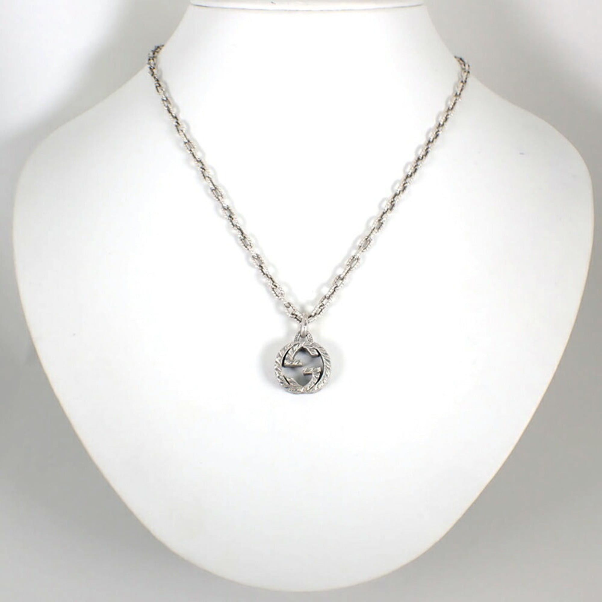 Gucci GUCCI 925 Interlocking G Pendant Necklace Size ONE SIZE - 3 Thumbnail