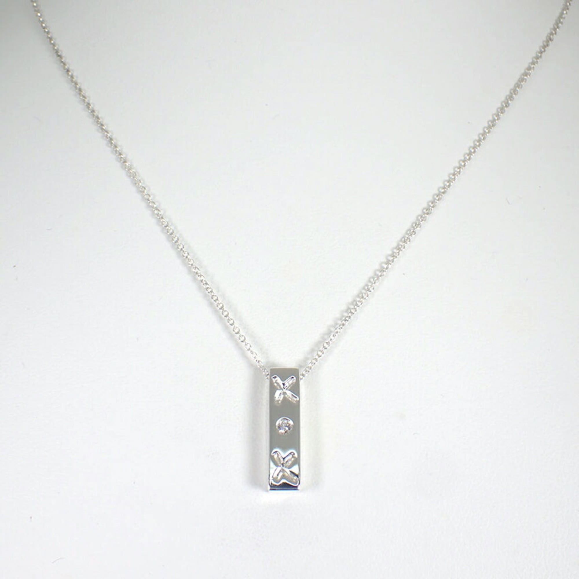 Tiffany & Co. TIFFANY & Co. 925 Kiss Bar Diamond Paloma Picasso Necklace Size ONE SIZE - 3 Thumbnail