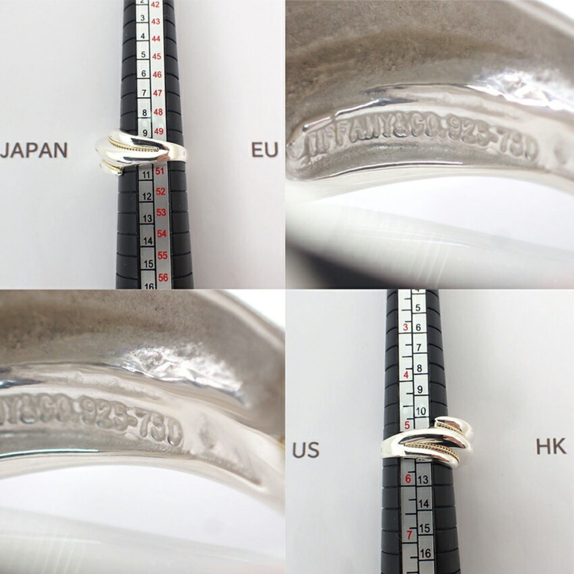 Tiffany & Co. TIFFANY & Co. 925 750 Twisted Ring, Size 10 Size ONE SIZE - 10 Thumbnail