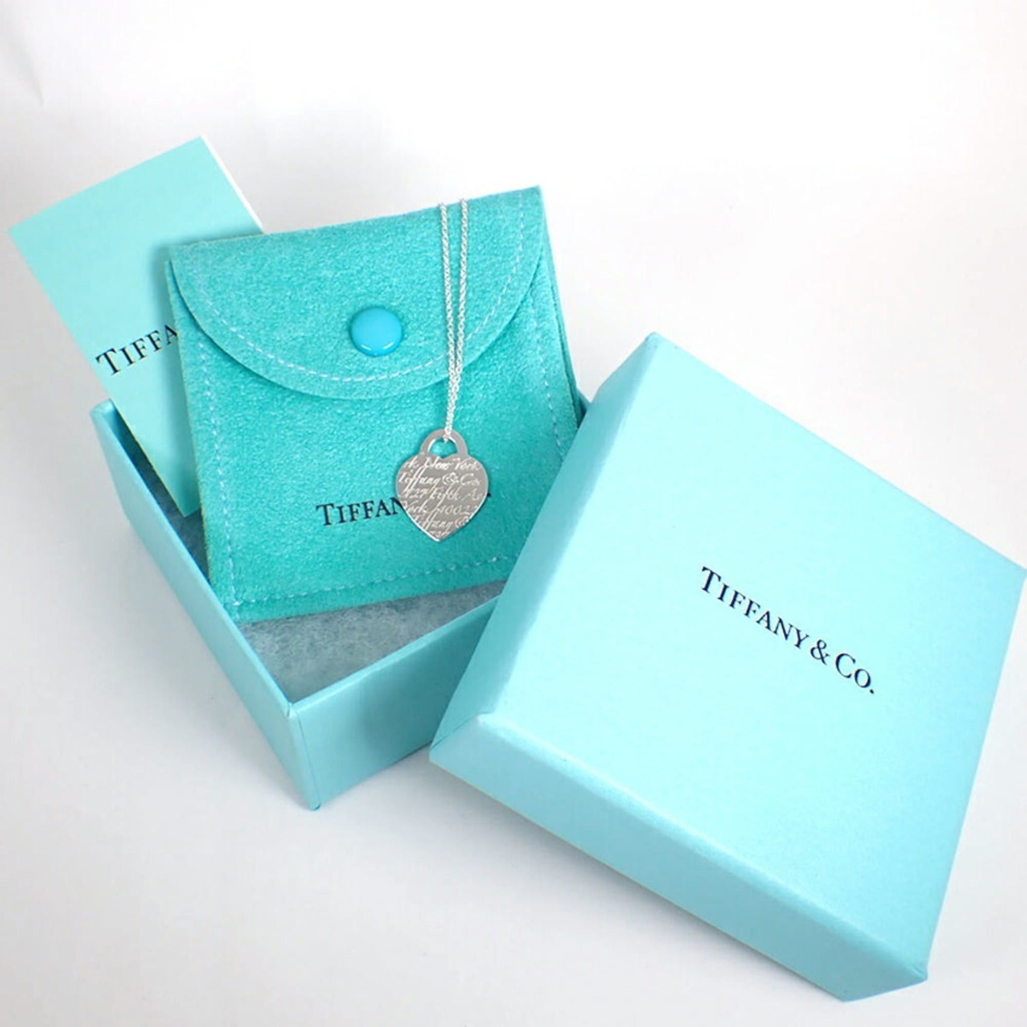 Tiffany & Co. TIFFANY & Co. 925 Notes Heart Pendant Necklace Size ONE SIZE - 9 Thumbnail