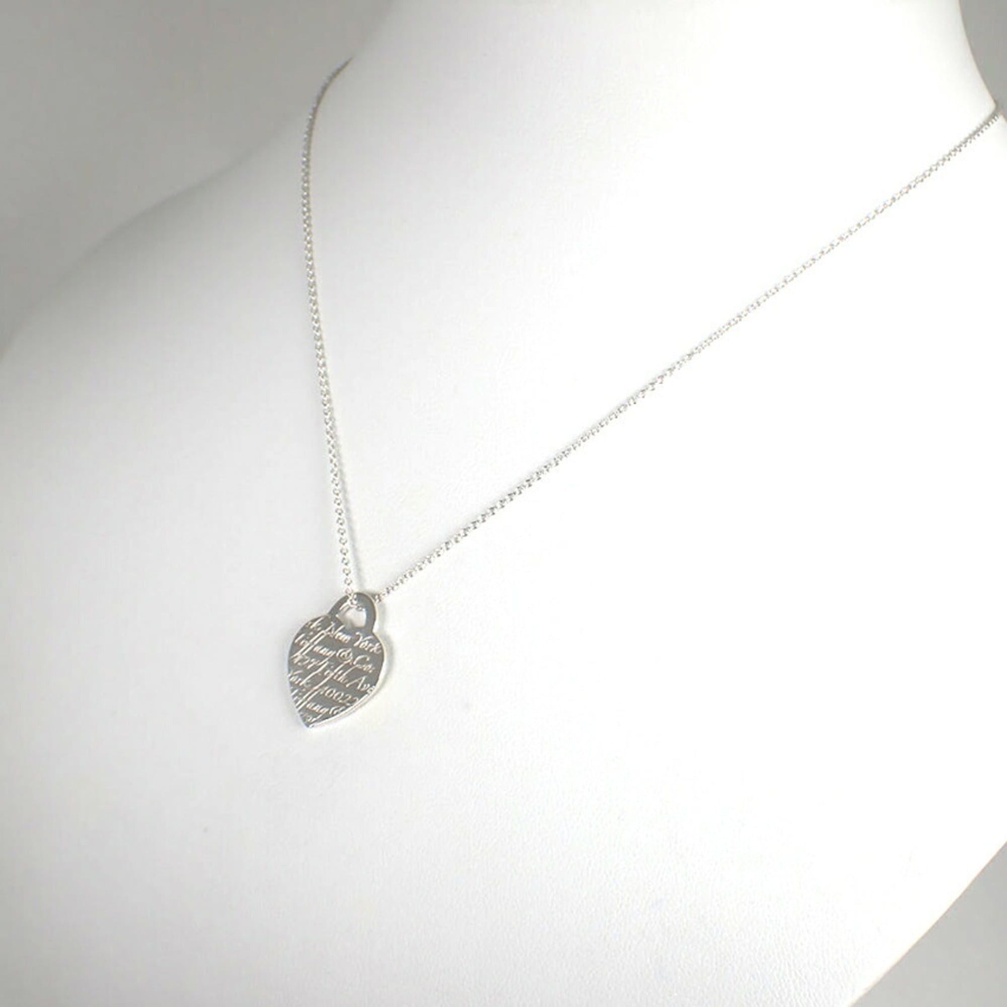 Tiffany & Co. TIFFANY & Co. 925 Notes Heart Pendant Necklace Size ONE SIZE - 4 Thumbnail