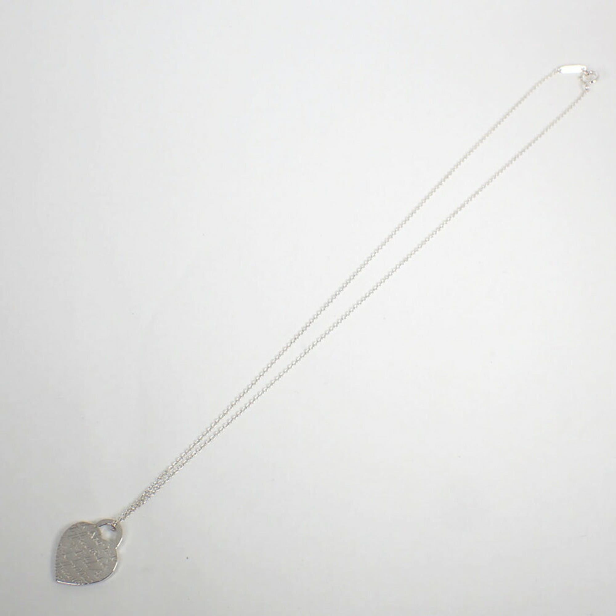 Tiffany & Co. TIFFANY & Co. 925 Notes Heart Pendant Necklace Size ONE SIZE - 6 Thumbnail