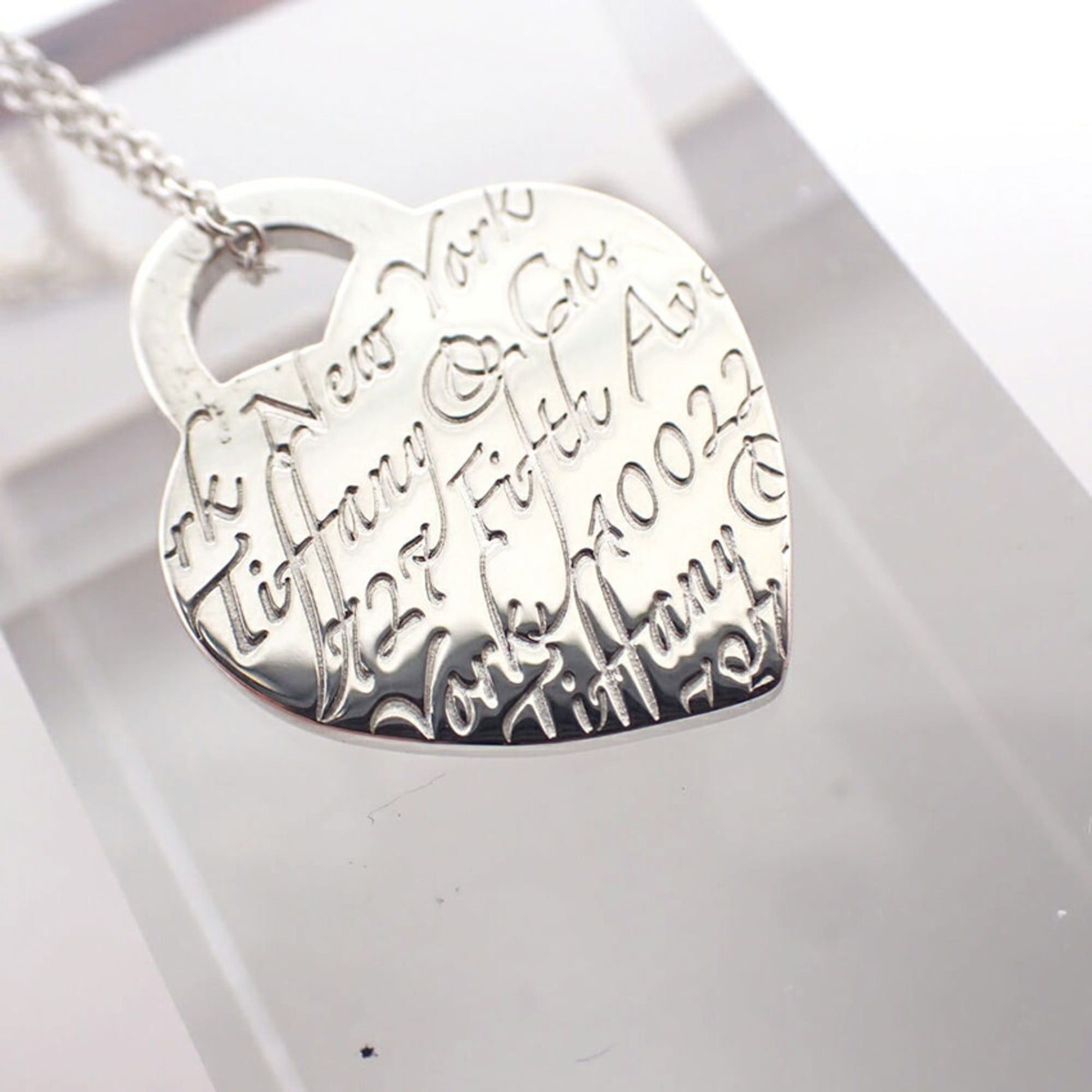 Tiffany & Co. TIFFANY & Co. 925 Notes Heart Pendant Necklace Size ONE SIZE - 7 Thumbnail