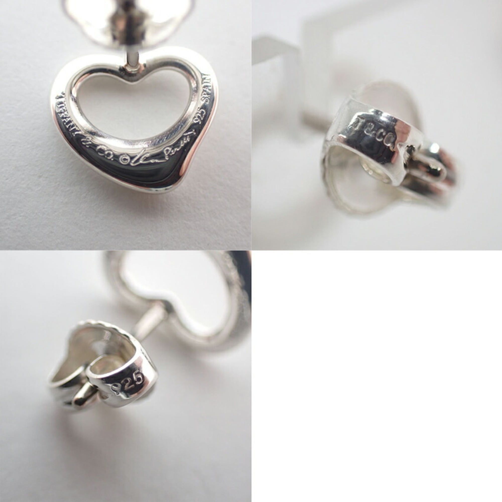 Tiffany & Co. TIFFANY & Co. 925 Heart Earrings Size ONE SIZE - 7 Thumbnail