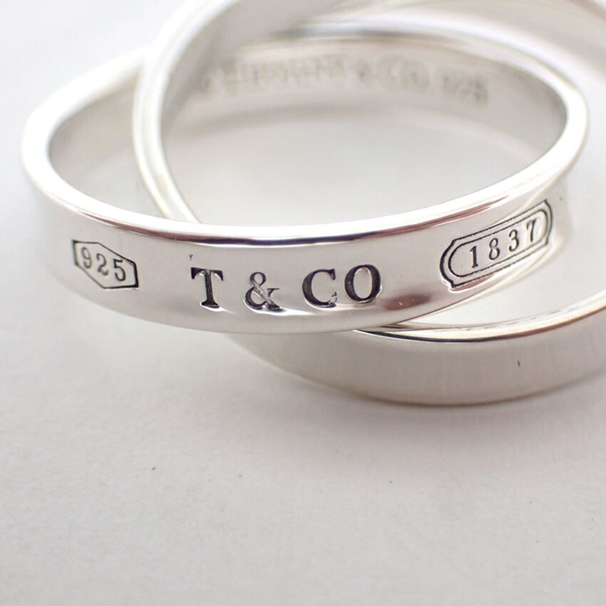 Tiffany & Co. TIFFANY & Co. 925 1837 Interlocking Circle Ring, Size 11.5 Size ONE SIZE - 6 Thumbnail