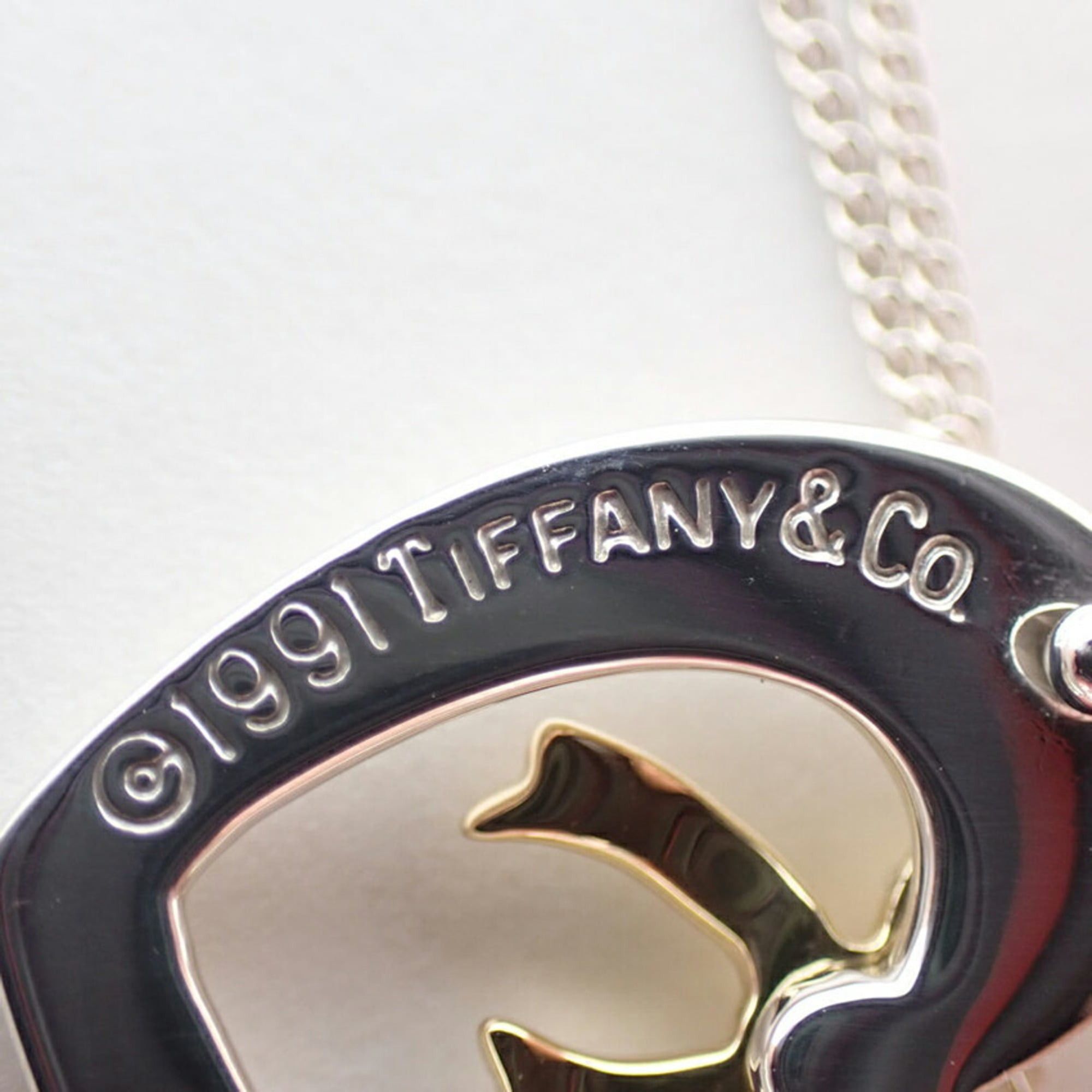 Tiffany & Co. TIFFANY & Co. 925 750 Heart Ribbon Pendant Necklace Size ONE SIZE - 8 Thumbnail