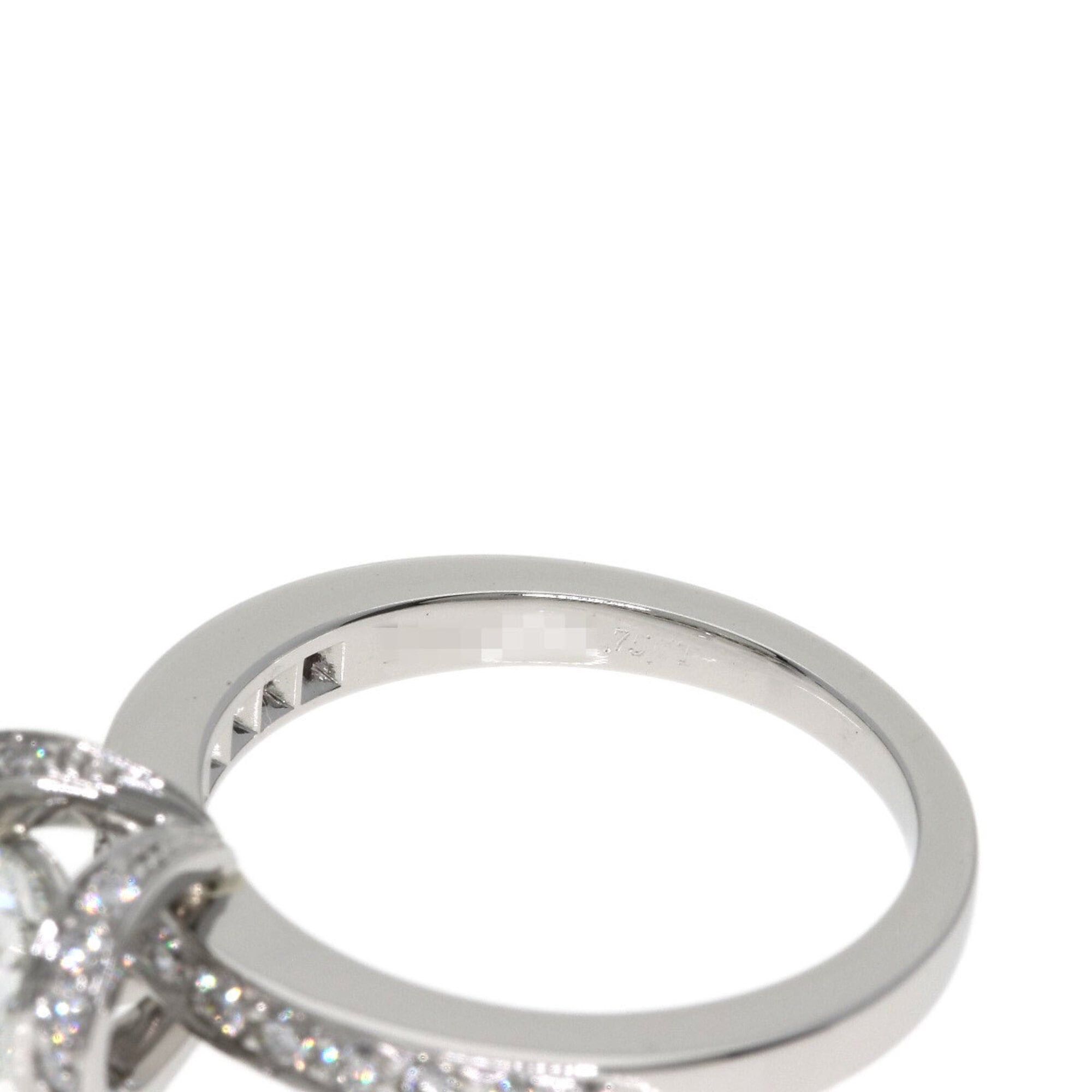 Tiffany & Co. Tiffany & Co. Ribbon Diamond Ring, Platinum PT950, Women's Ring. Size ONE SIZE - 6 Thumbnail